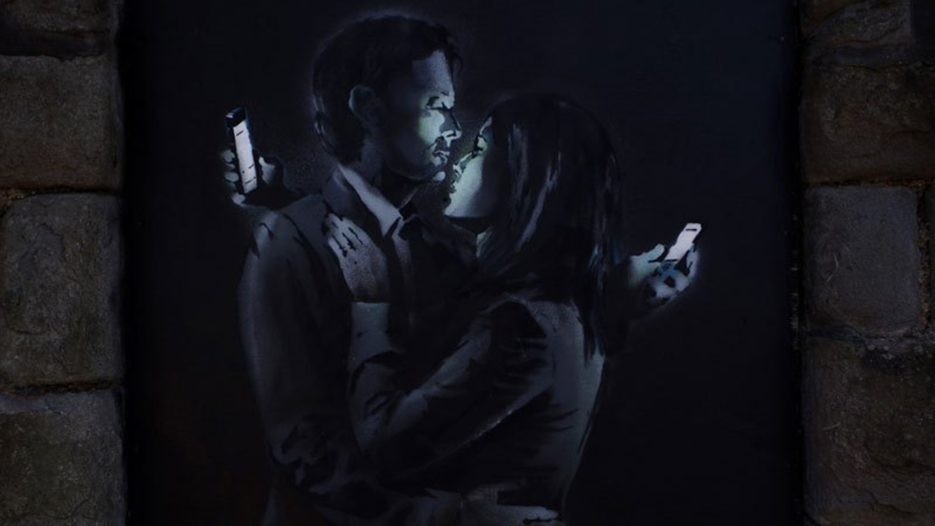 "Mobile Lovers": Neues Werk von Banksy