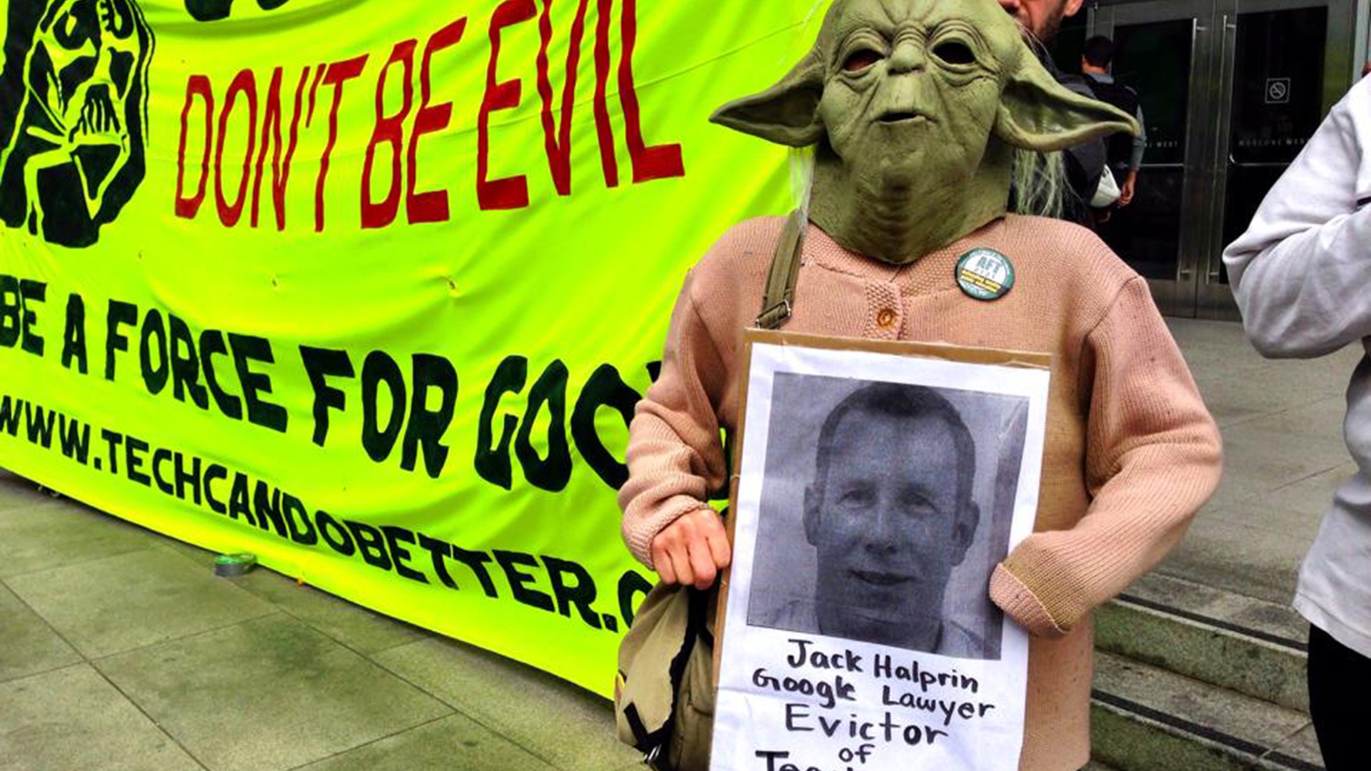 Auch vor der I/O gab es Protest gegen Google.