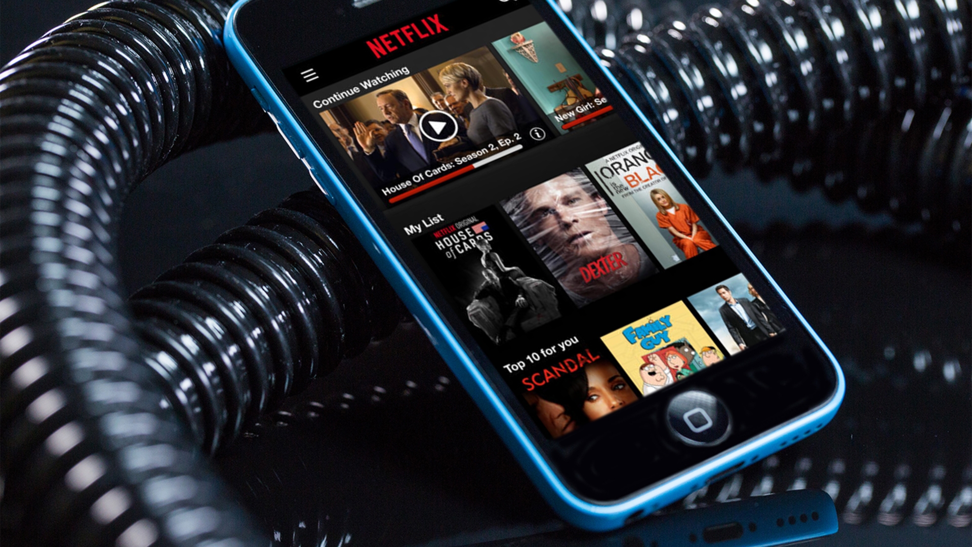 Netflix auf dem Smartphone