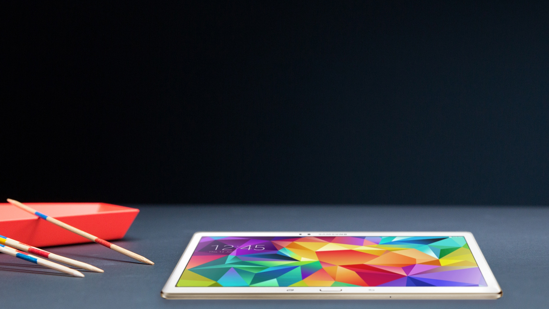 Das Samsung Galaxy Tab S besticht mit einem äußerst scharfen Display