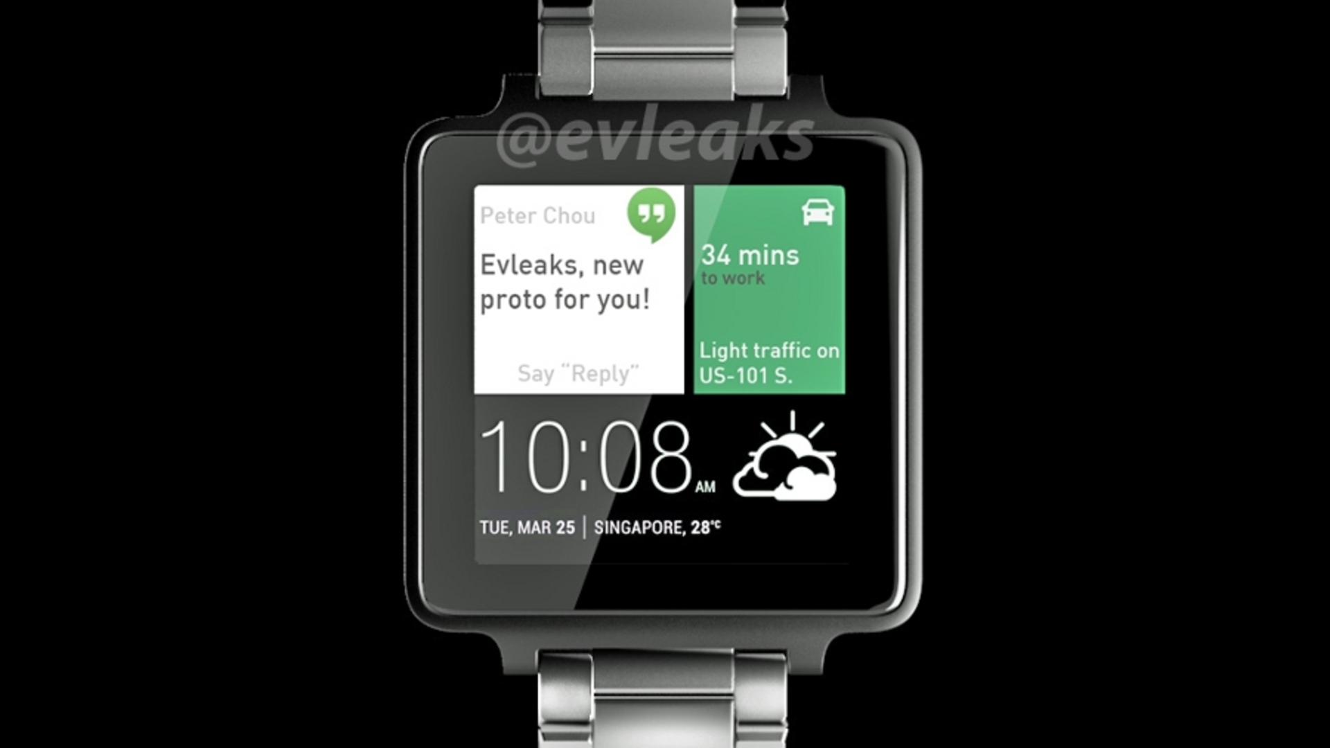 Bei diesem Konzept der HTC One War stand offenkundig die LG G Watch Pate