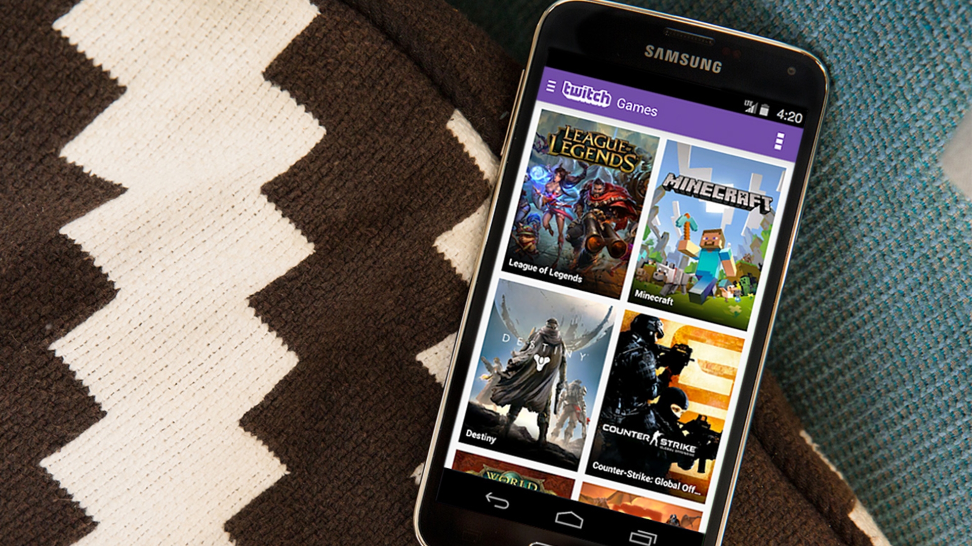 Twitch auf dem Smartphone