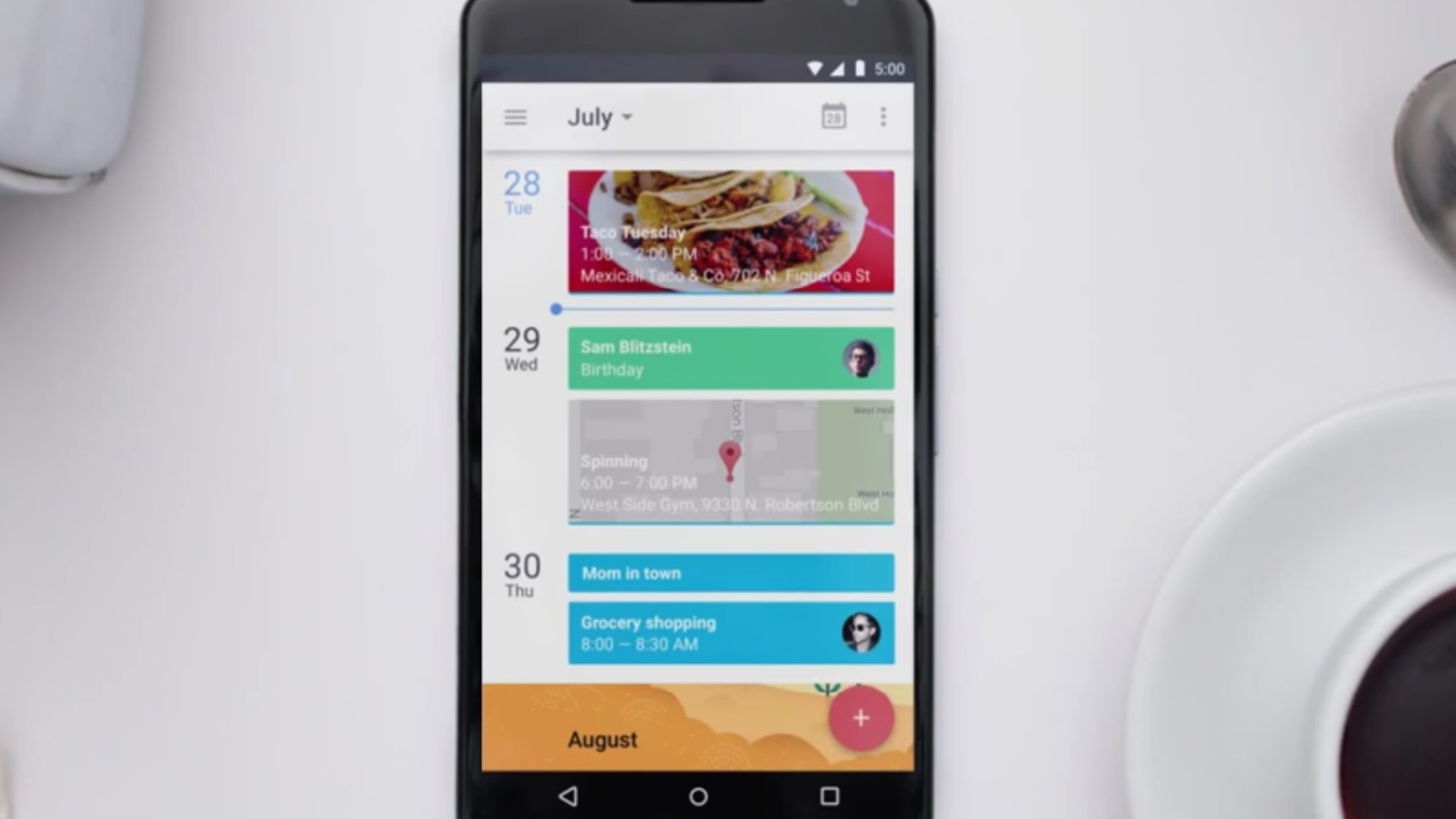 Google hat seiner neuen Kalender-App ein eigenes Video gewidmet