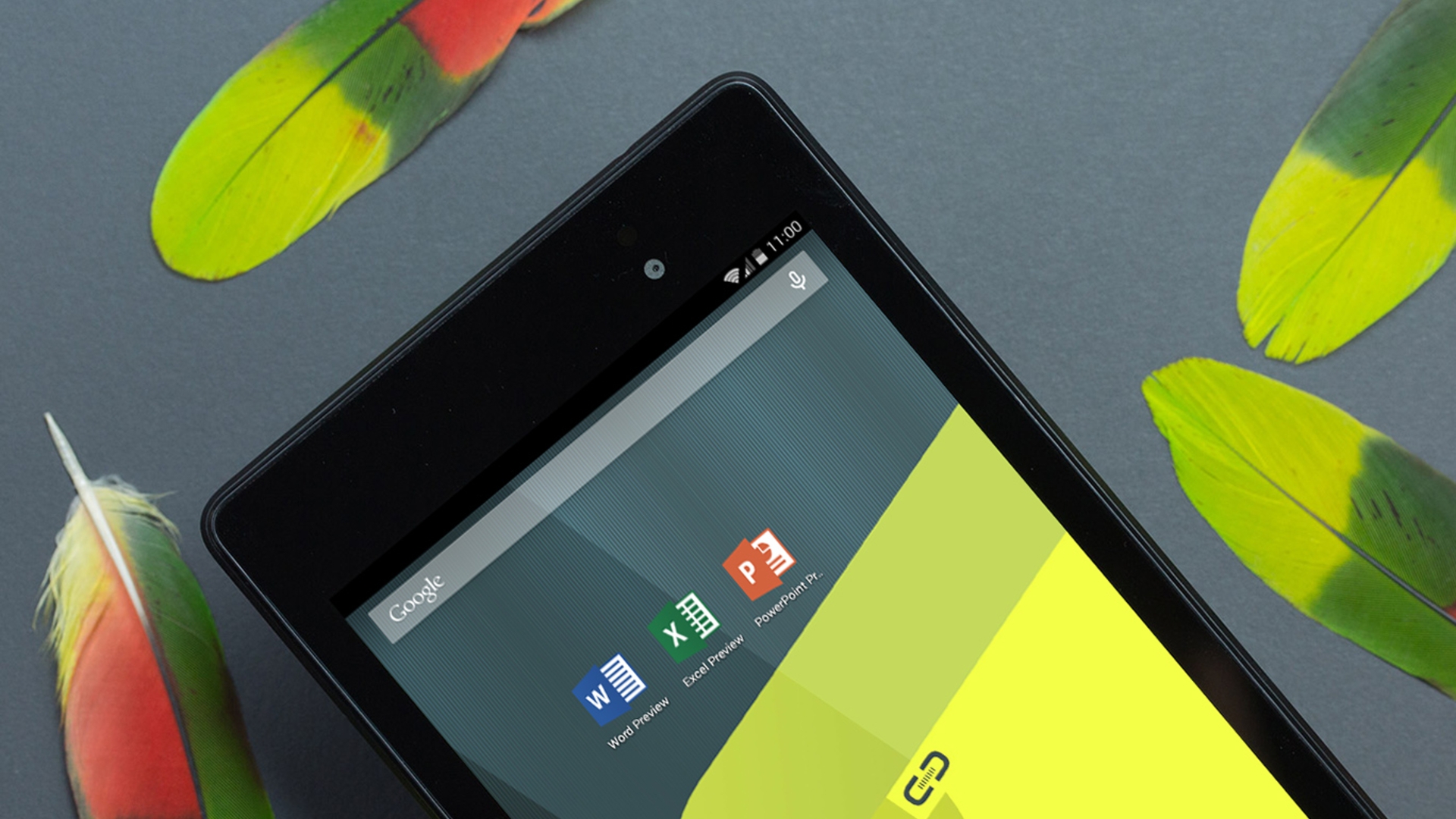 Microsoft Office ist auf Android-Tablets angekommen.