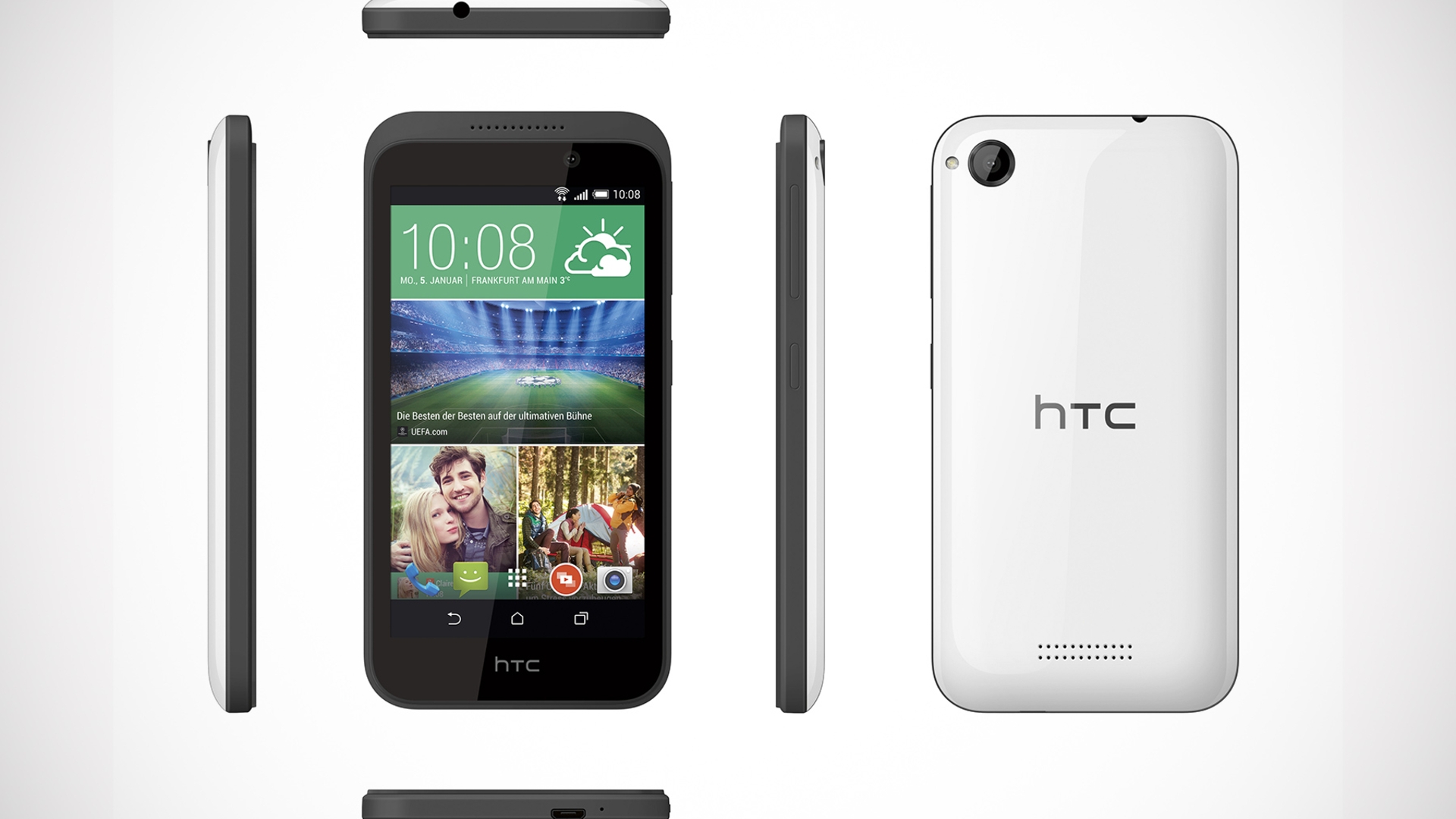 Das HTC Desire 320 ist von der Ausstattung her ein typisches Einsteiger-Smartphone für 2015