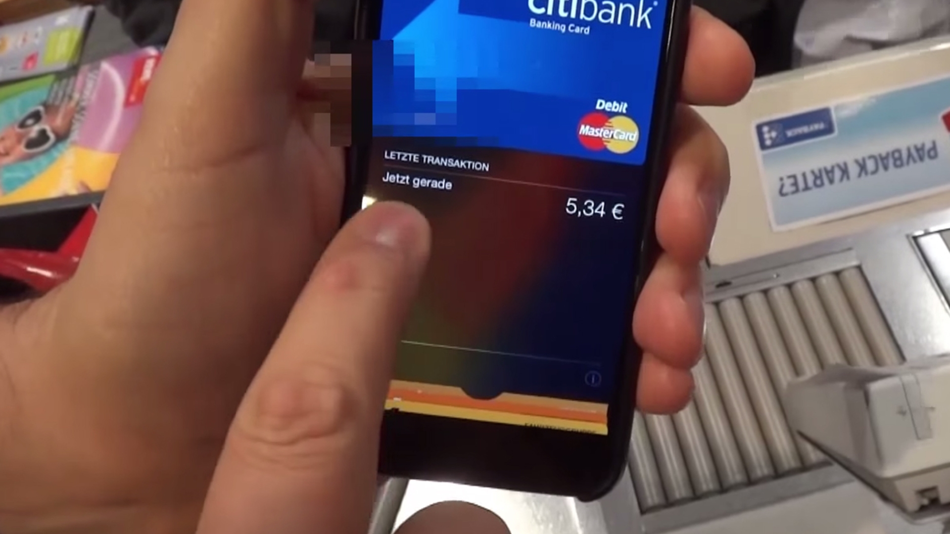 Apple Pay funktioniert beim REWE-Supermarkt in Deutschland