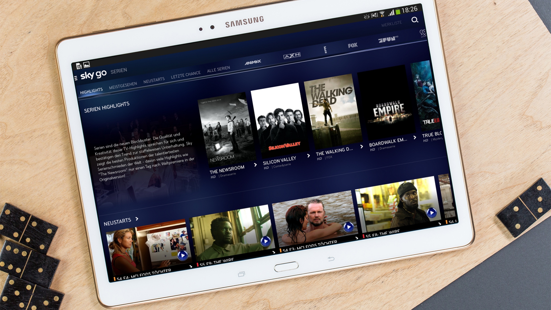 Sky Go Galaxy Tab S 10.5