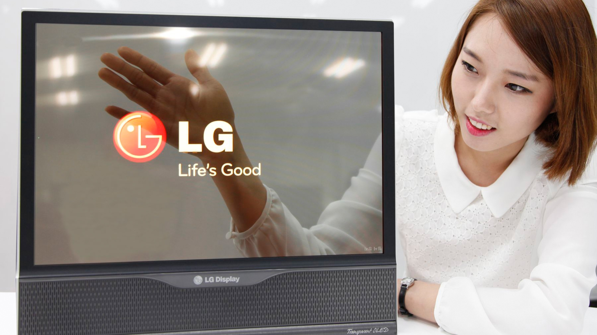 LG transparent OLED TV