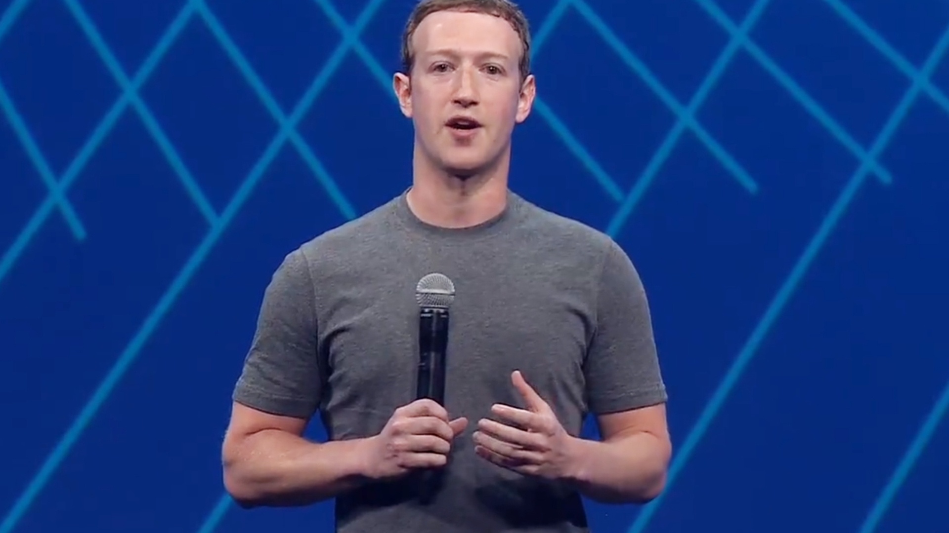 Mark Zuckerberg auf der F8