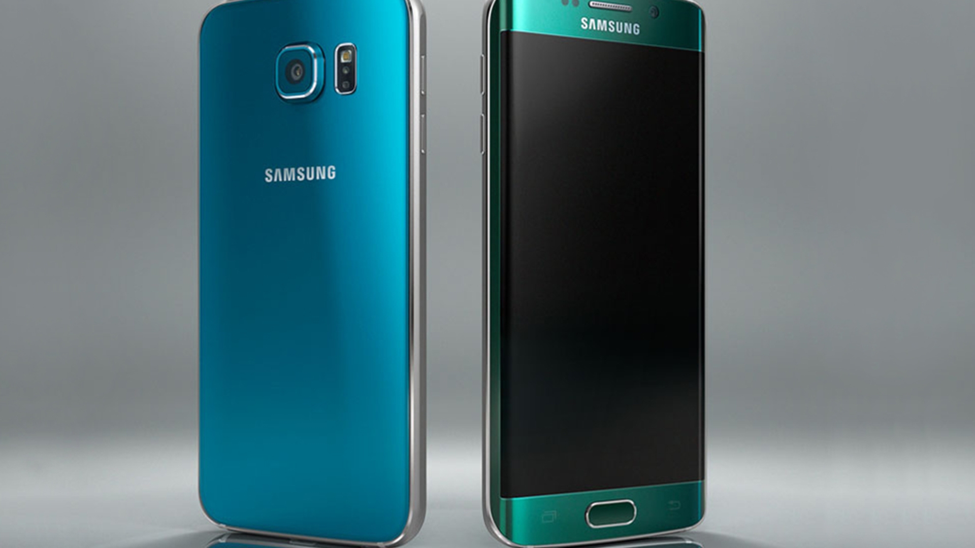 Samsung Galaxy S6 edge Topaz Blue Emerald Green