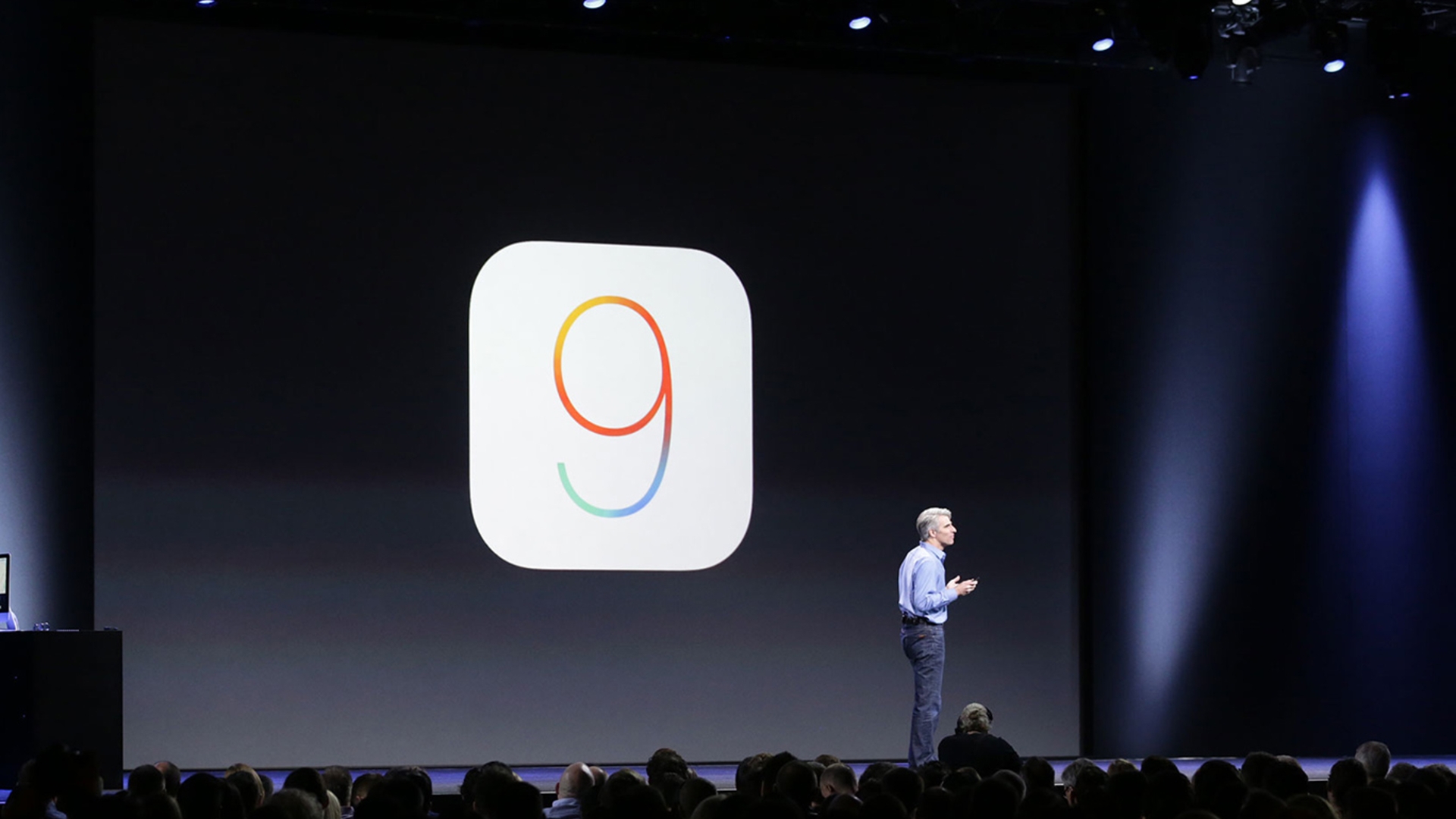 Craig Federighi hat iOS 9 auf der WWDC 2015 vorgestellt.