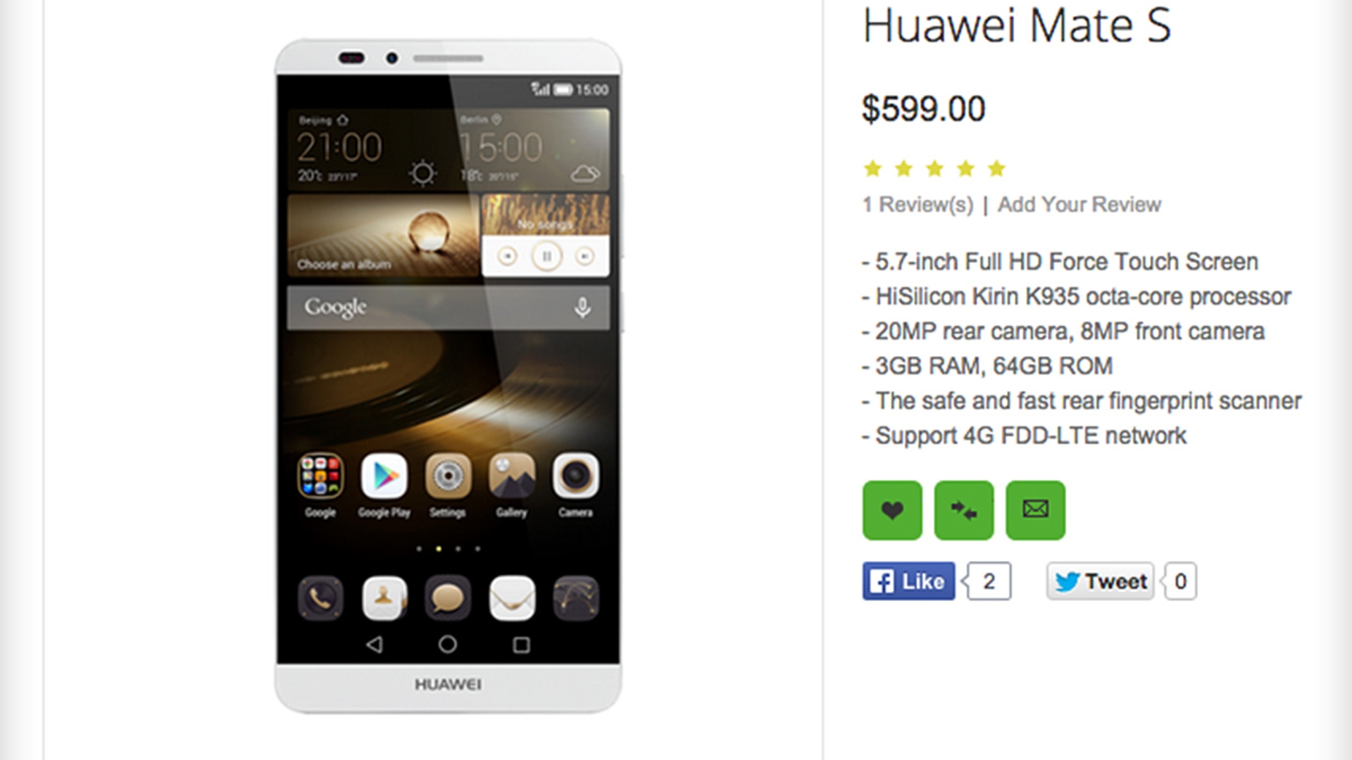 Huawei Mate S