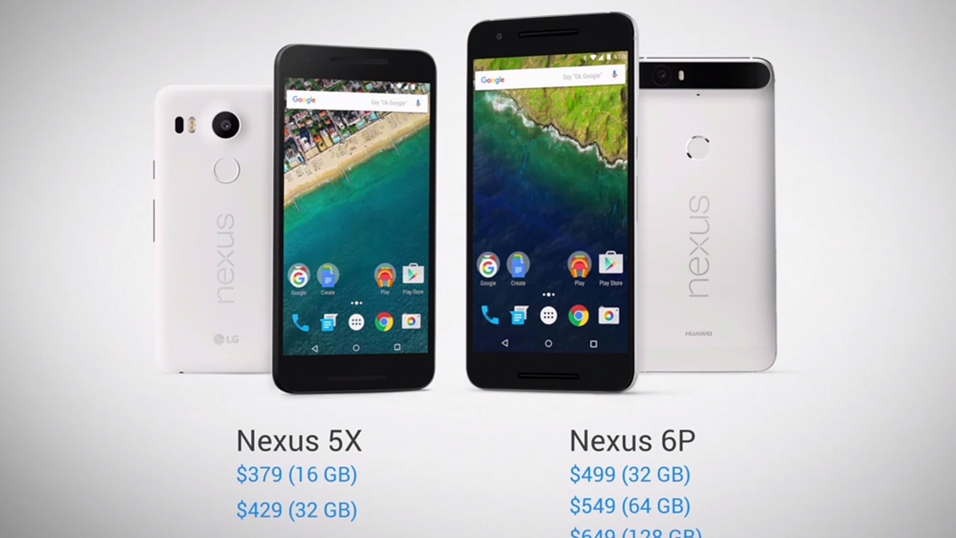 Google Nexus 5X 6P