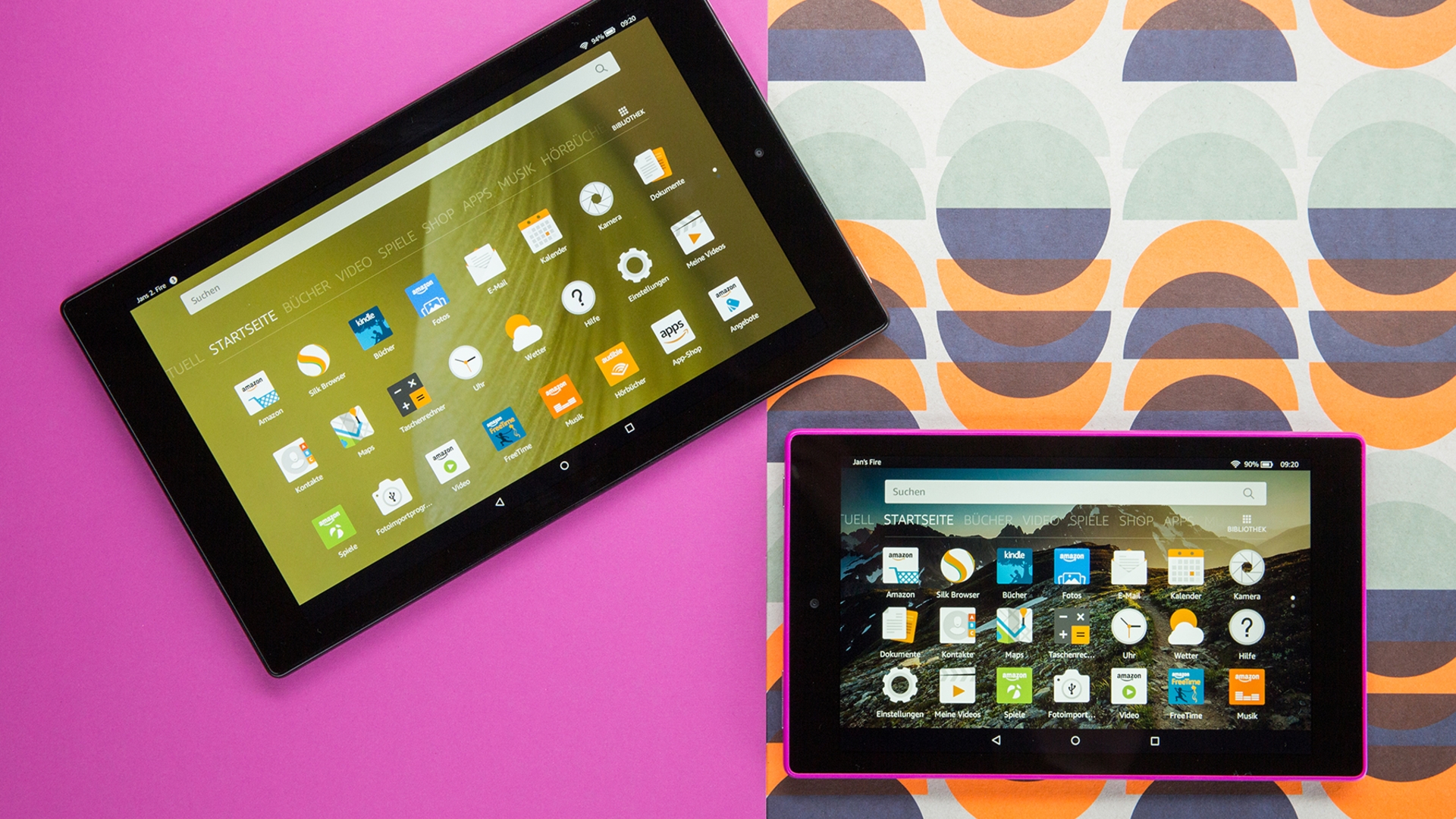 Amazon Fire HD 8 und Fire HD 10: Das gleiche Tablet in zwei Größen.