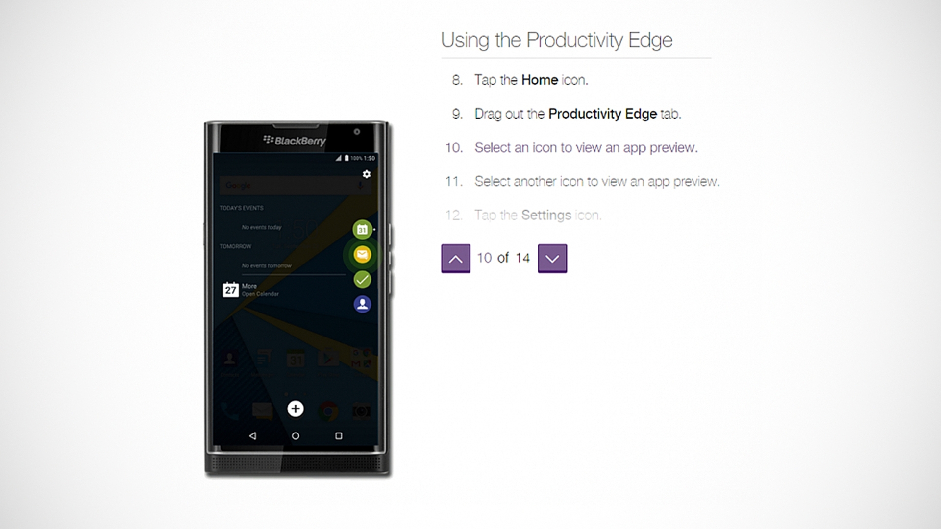 Blackberry Priv Productivity Edge Leak