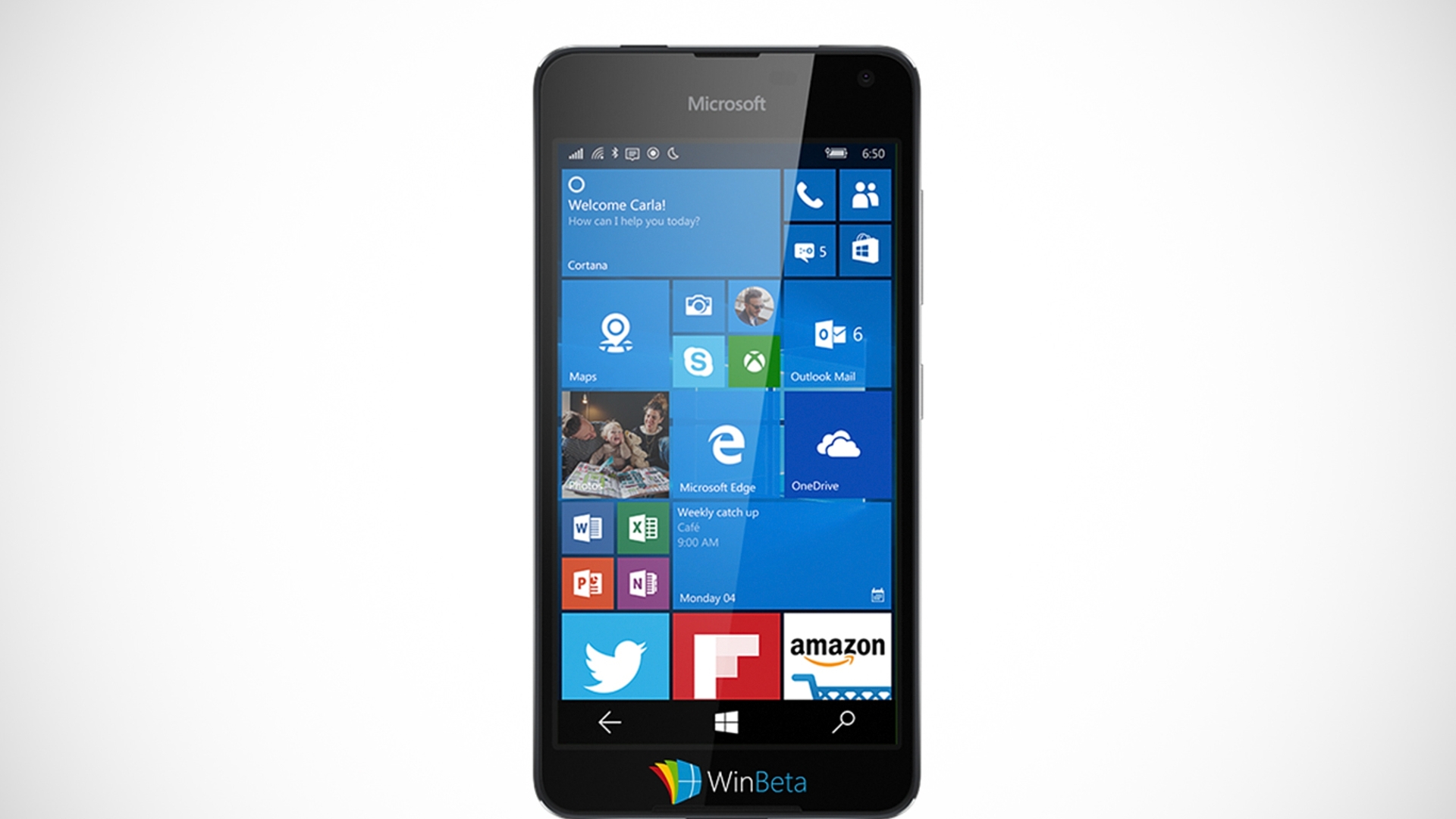 Microsoft Lumia 650 render