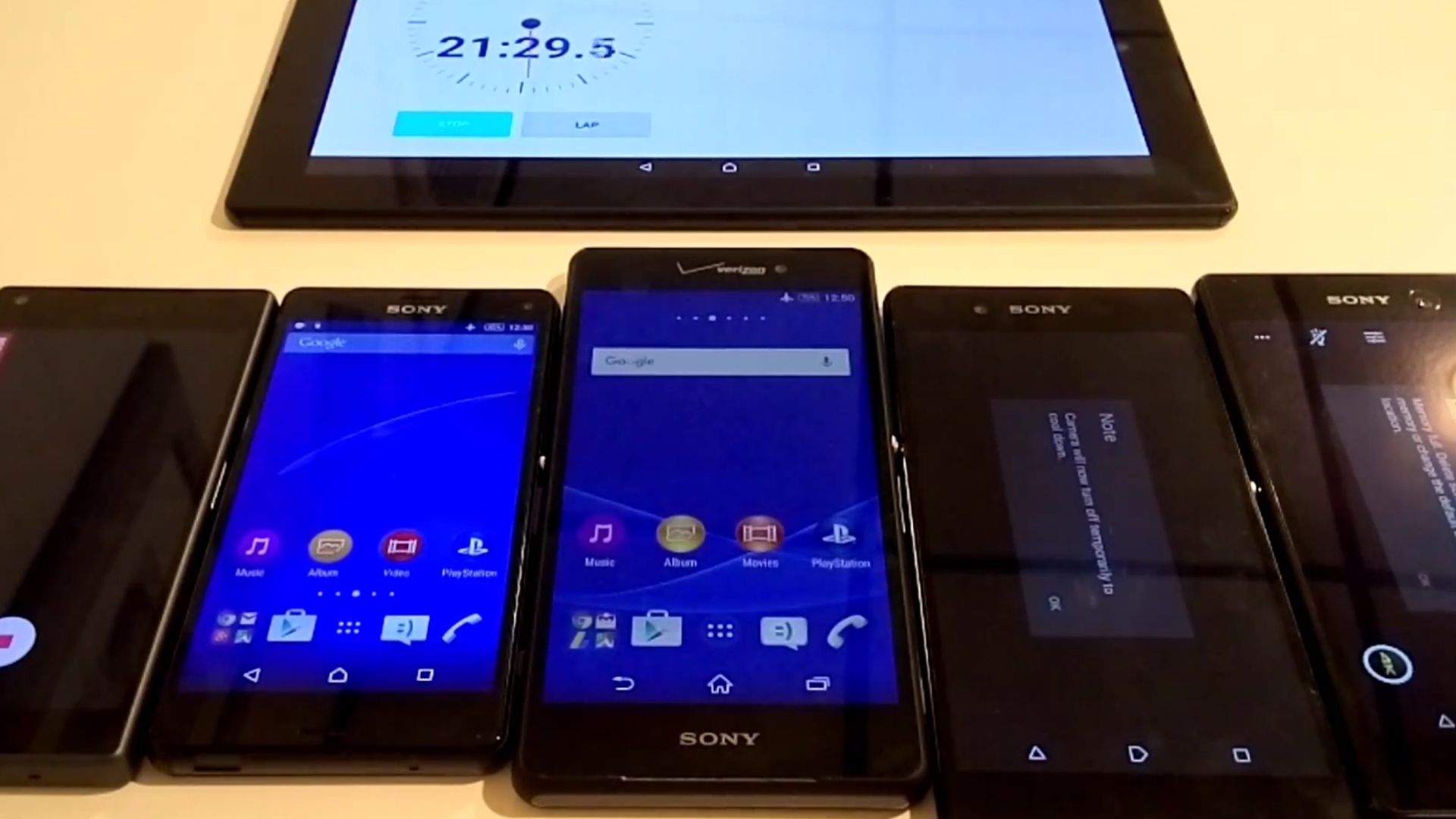 Xperia Z5 Compact 4K Hitzetest