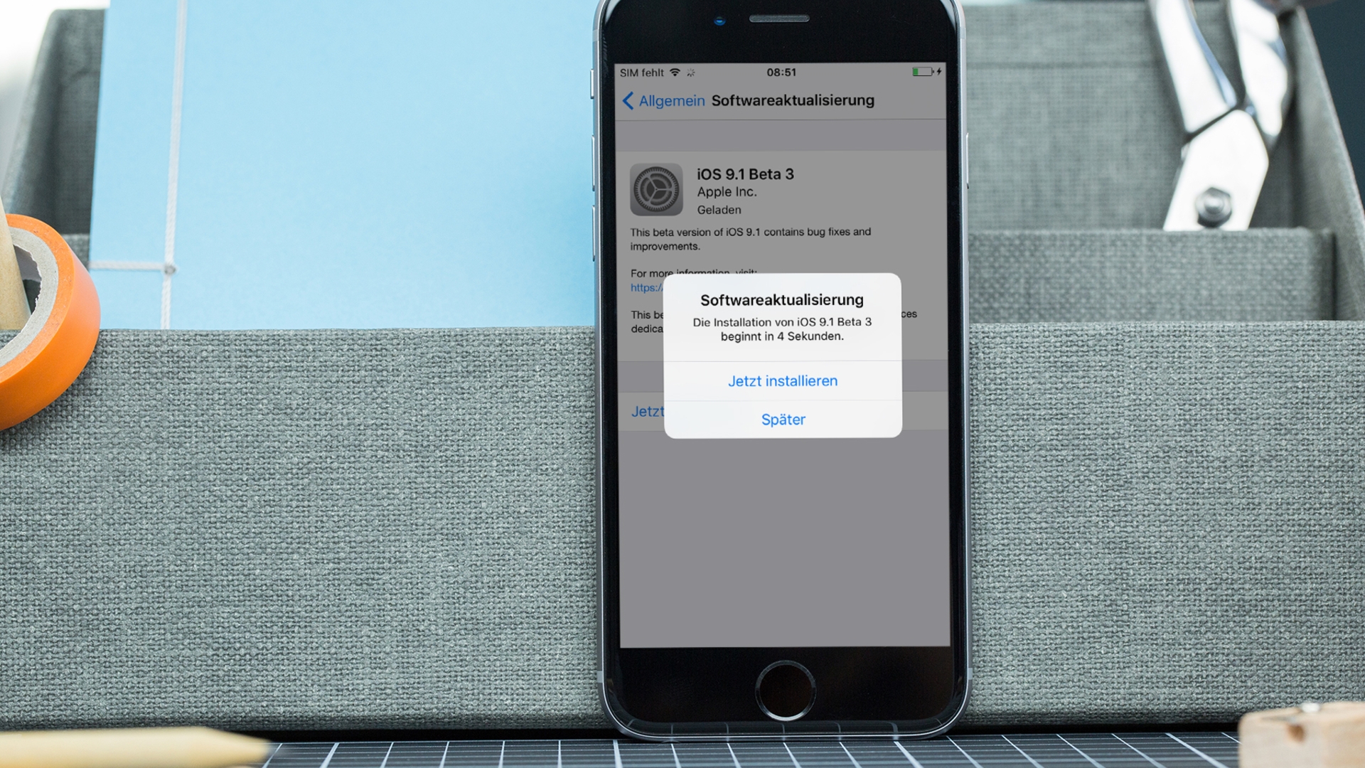 Die Arbeit an iOS 9.1 geht schnell voran: Die Beta 3 erschien nur eine Woche nach der Beta 2.