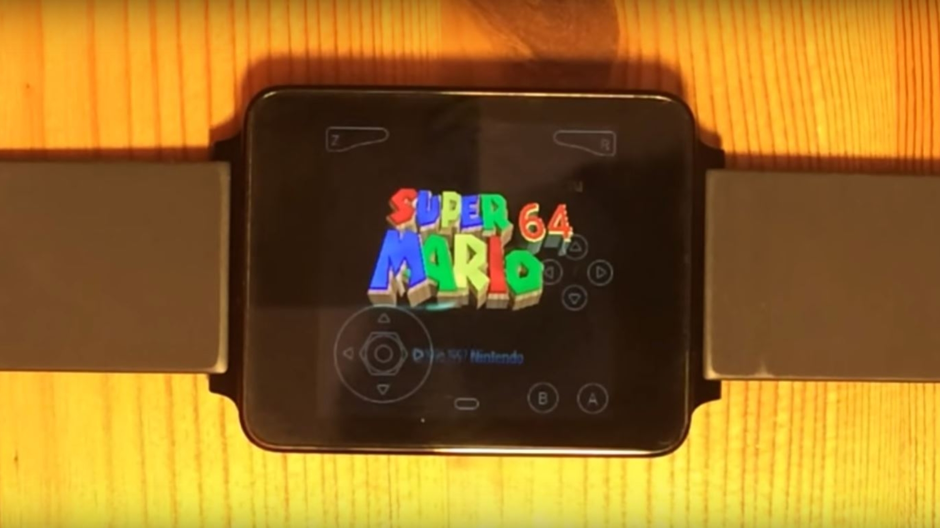 Mario Zelda LG G Watch