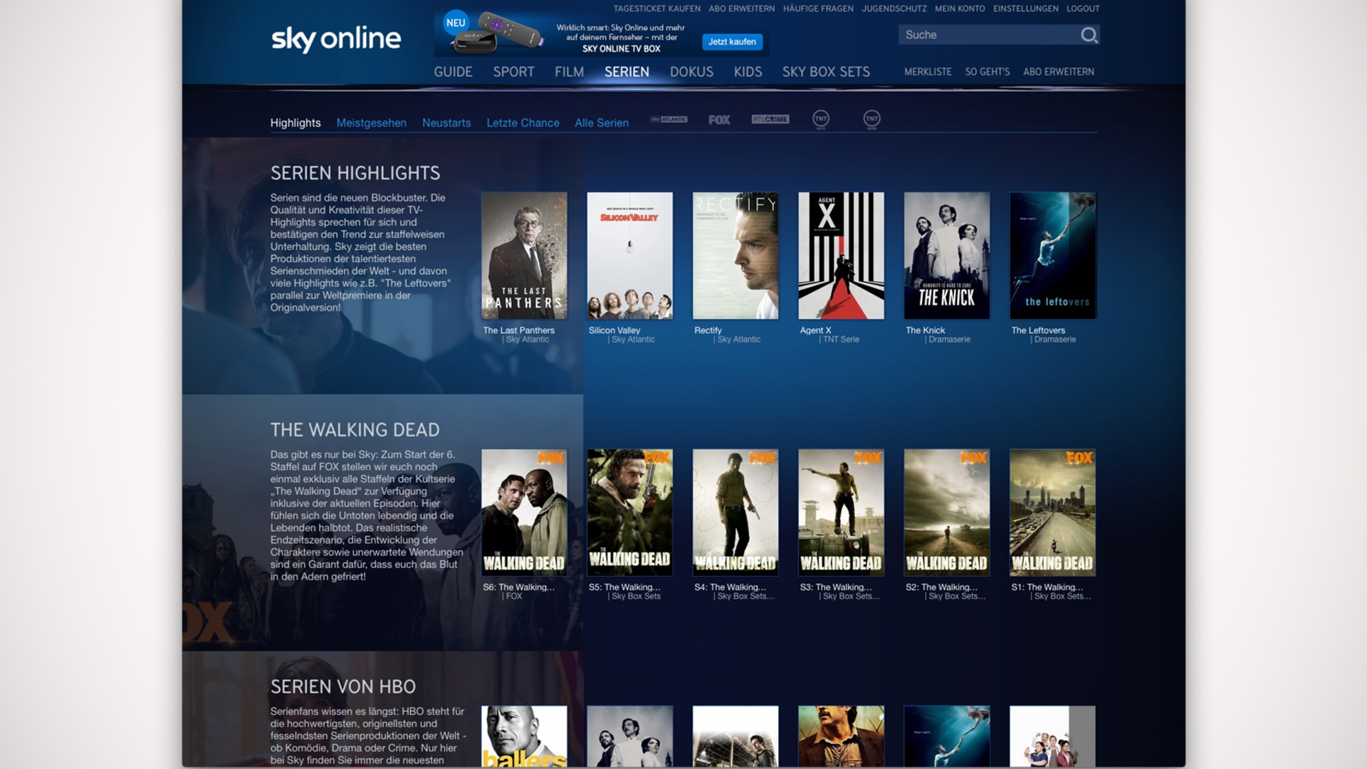 Sky Online Serien Browser