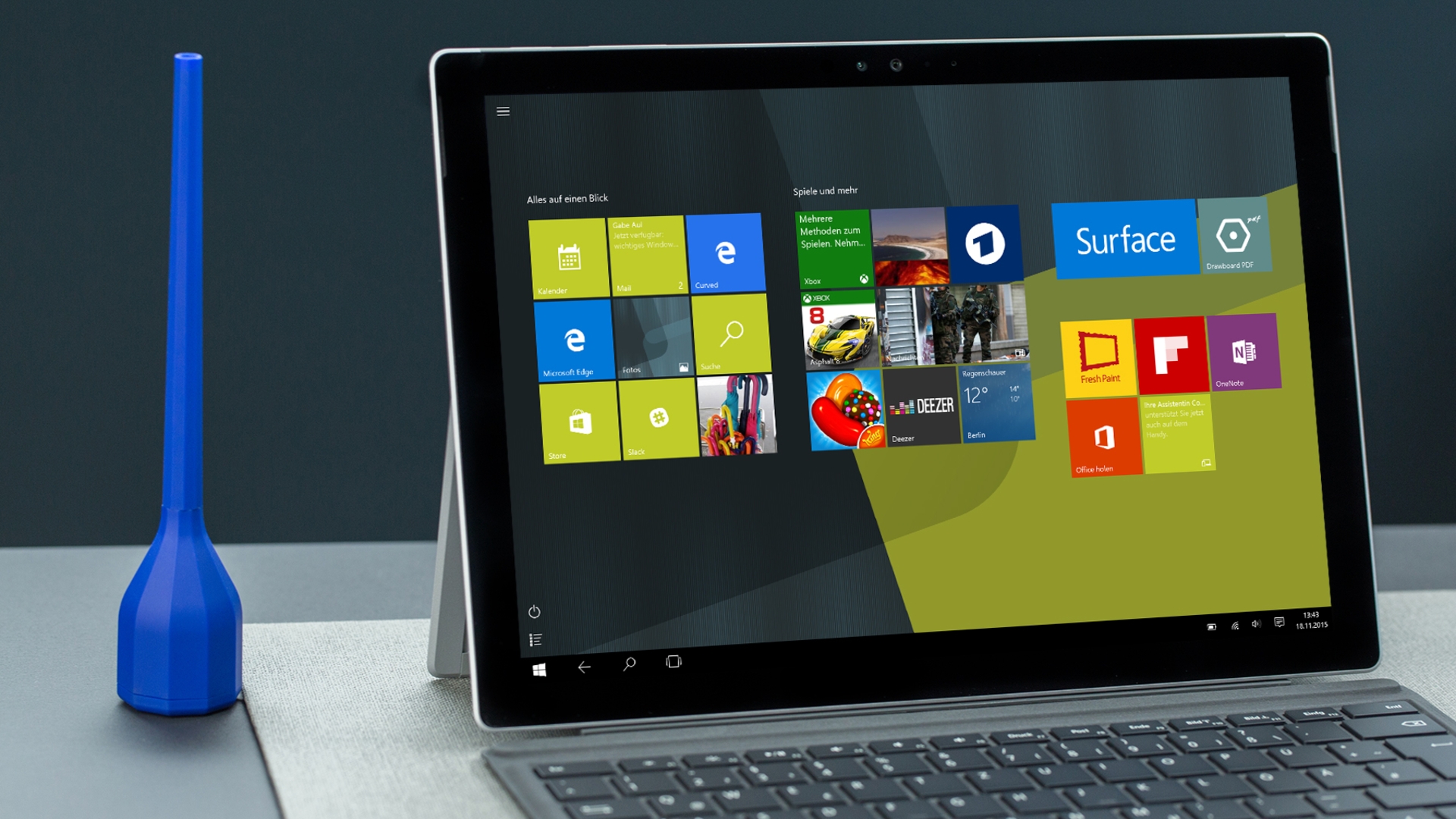 Surface Pro 4: Microsofts neues Tablet punktet vor allem mit Windows 10.