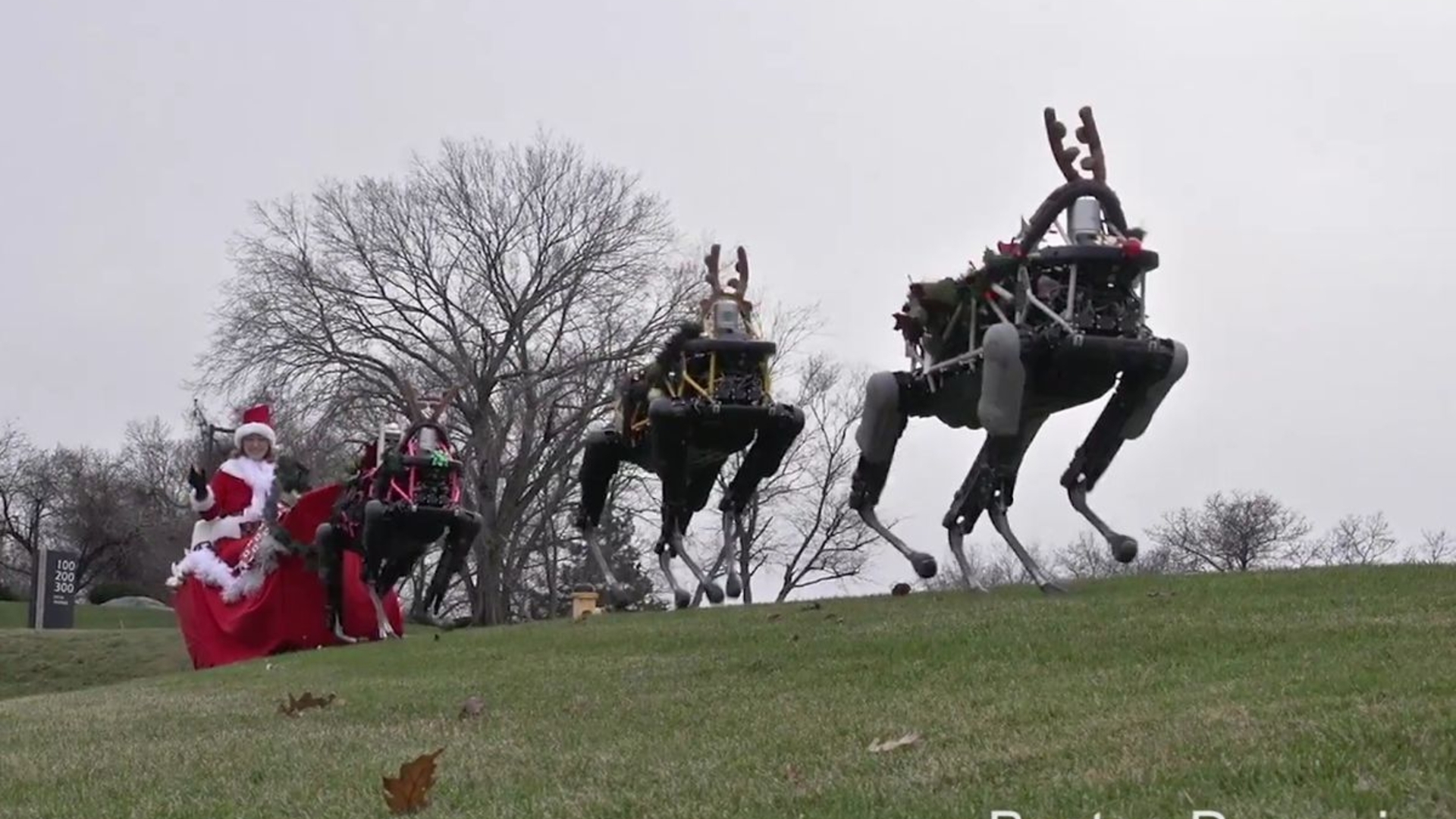 Boston Dynamics Weihnachtsgrüße