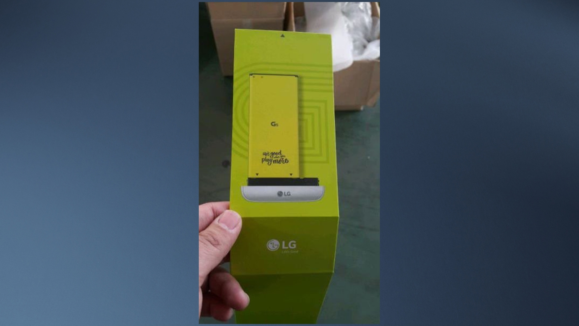 LG G5 Akku-Modul Twitter Steve Hemmerstoffer