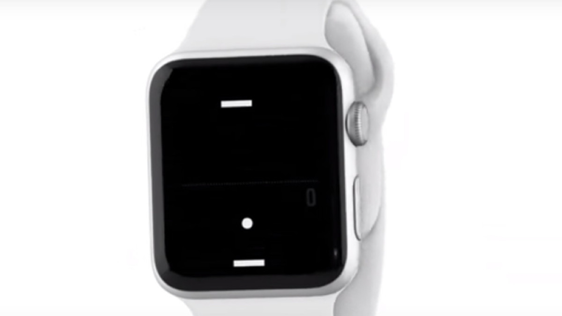 A tiny Game of Pong Apple Watch