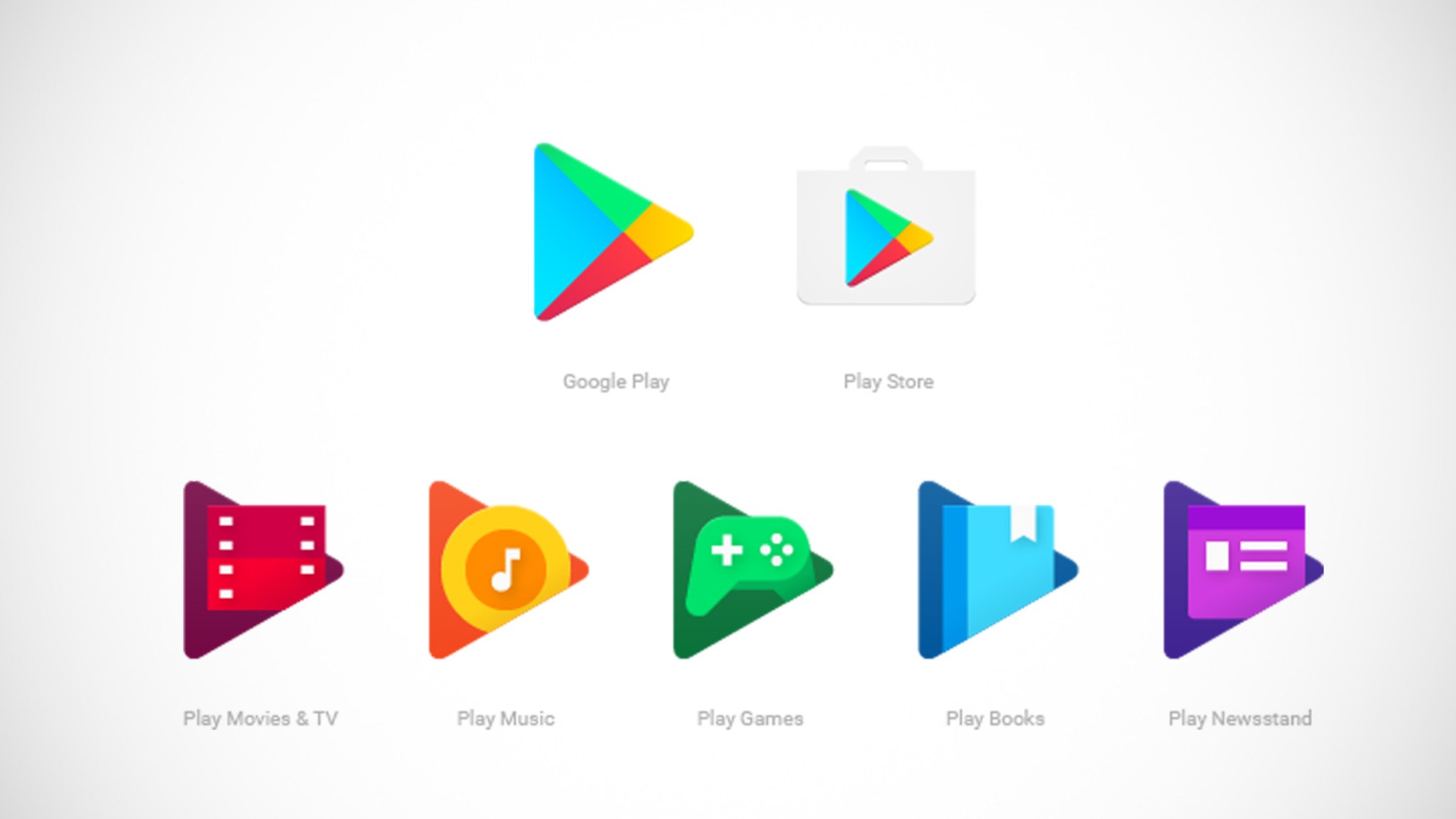 Google Play Neue Icons