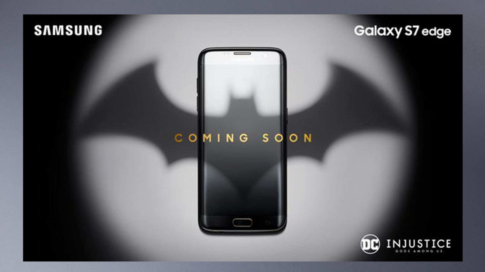 Galaxy S7 Edge Batman Edition