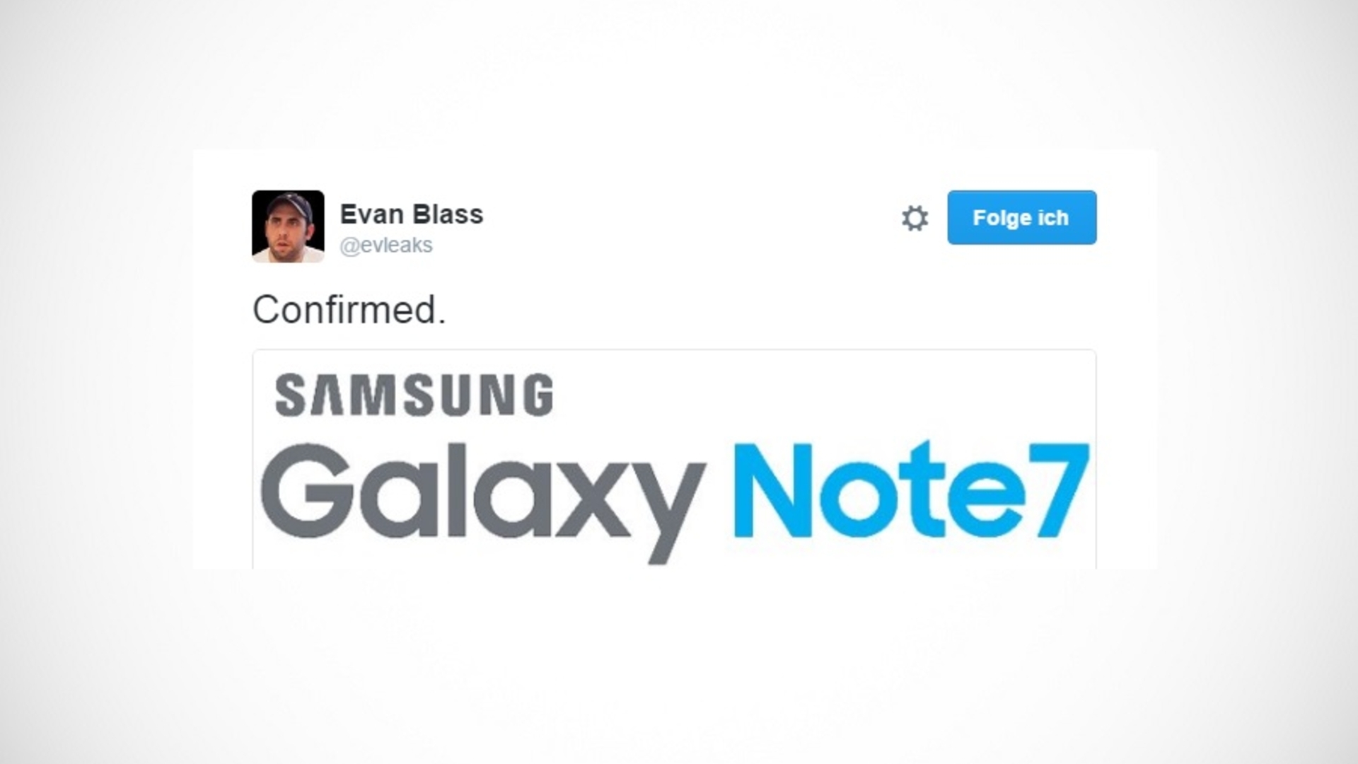 Galaxy Note 7 Leak Twitter evleaks