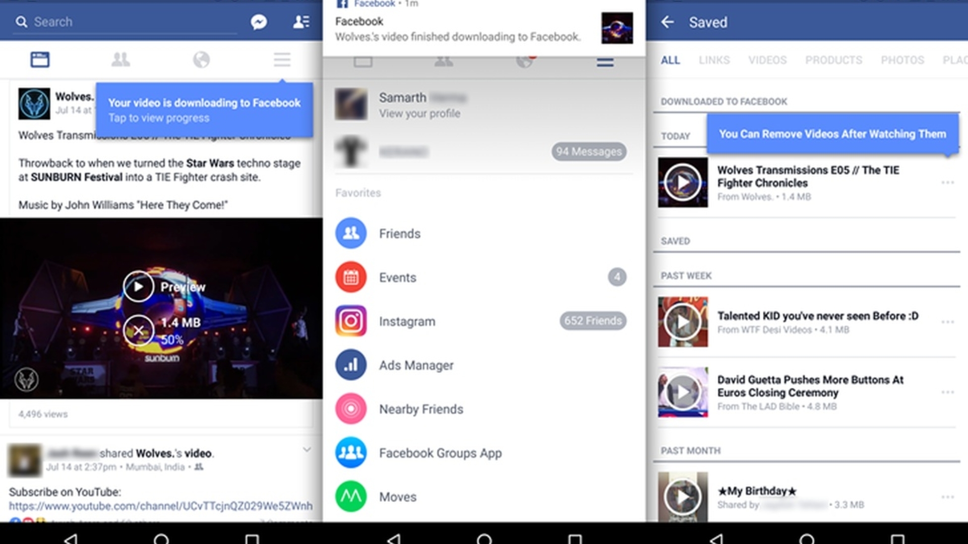 Facebook App Videos Speichern offline