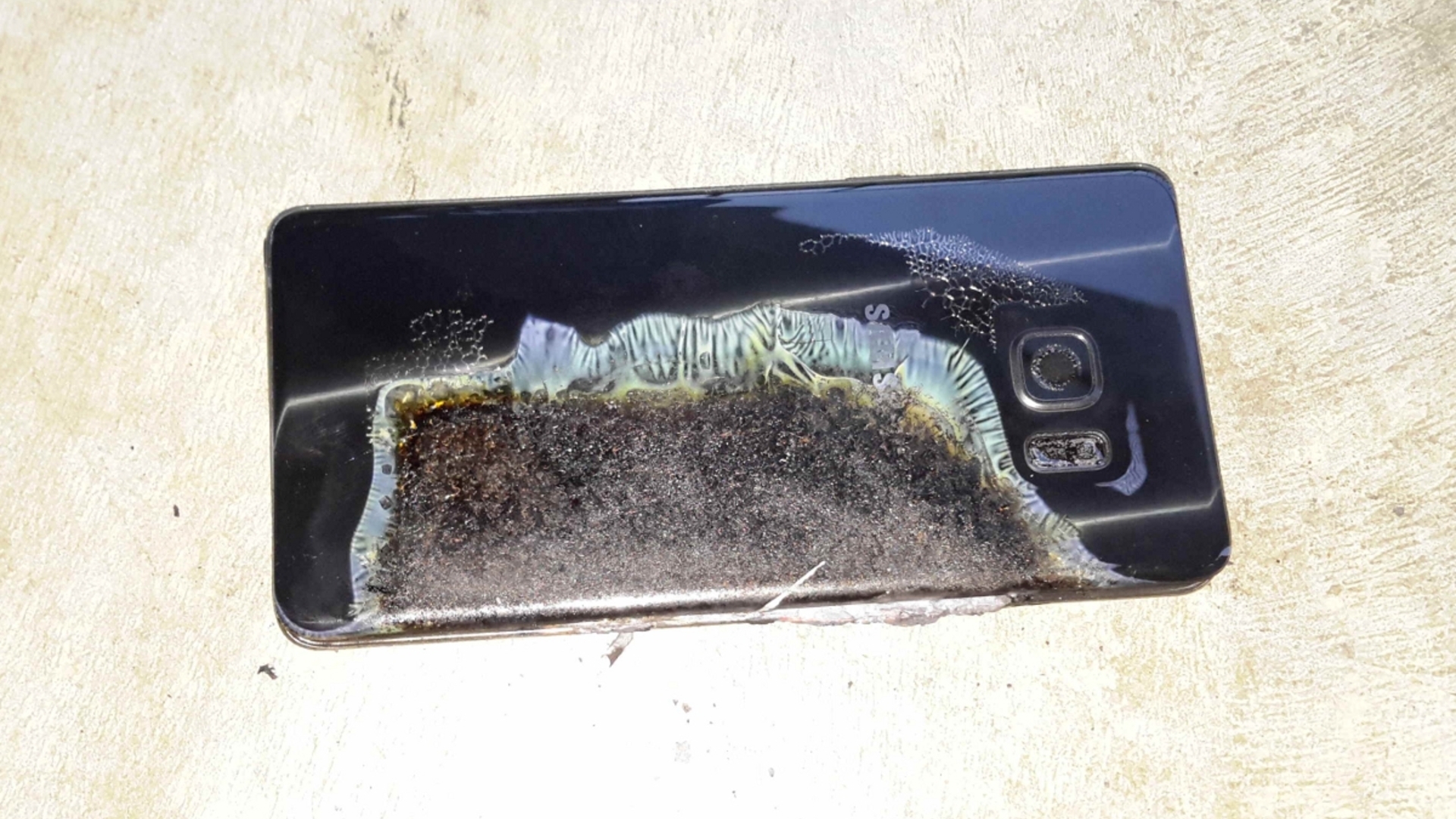 Galaxy Note 7 Akku explodiert