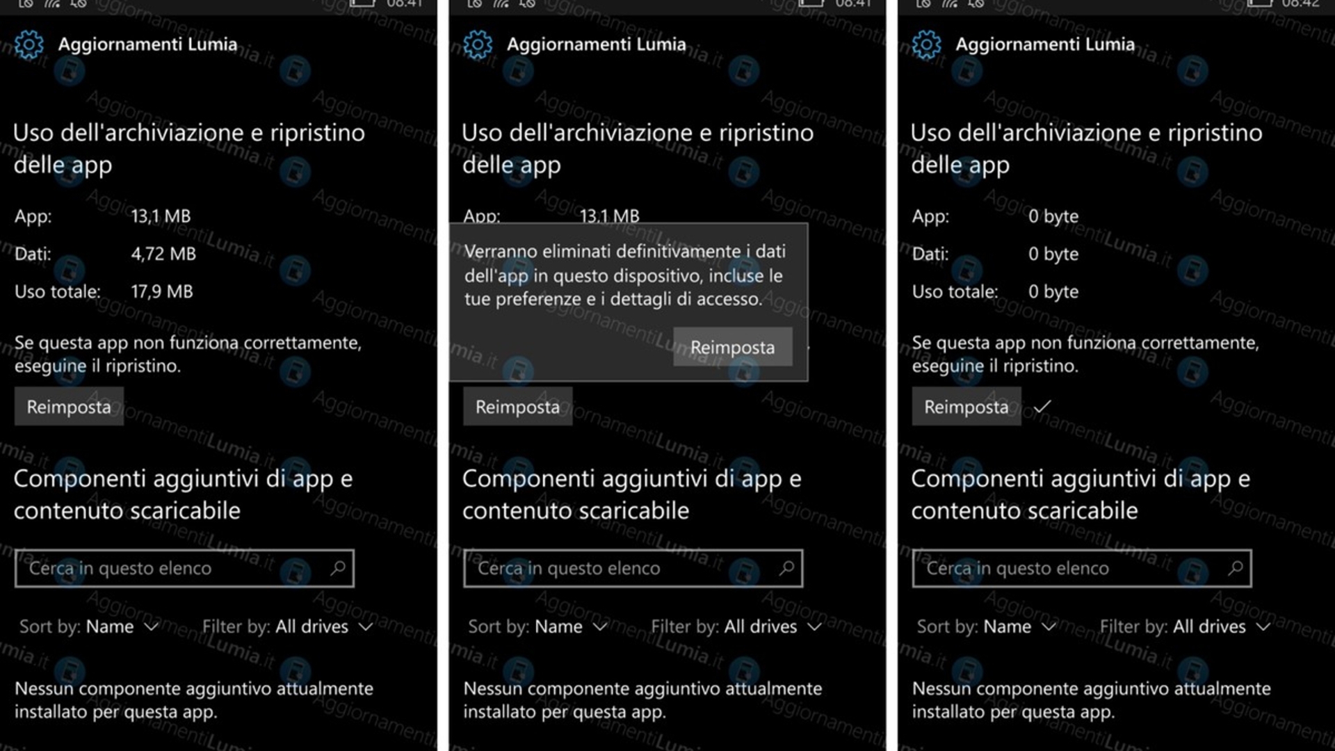 Windows 10 Mobile Reset App Aggiornamenti Lumia