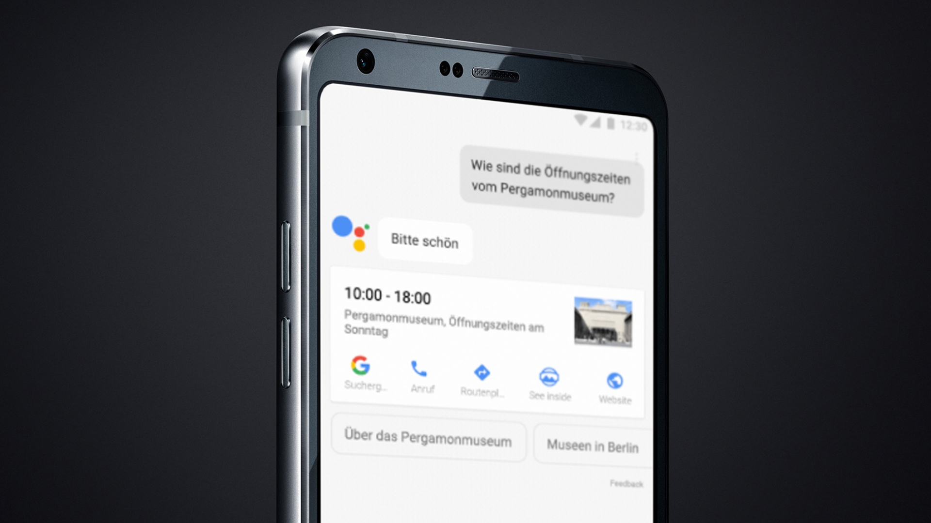 LG G6 mit Google Assistant.