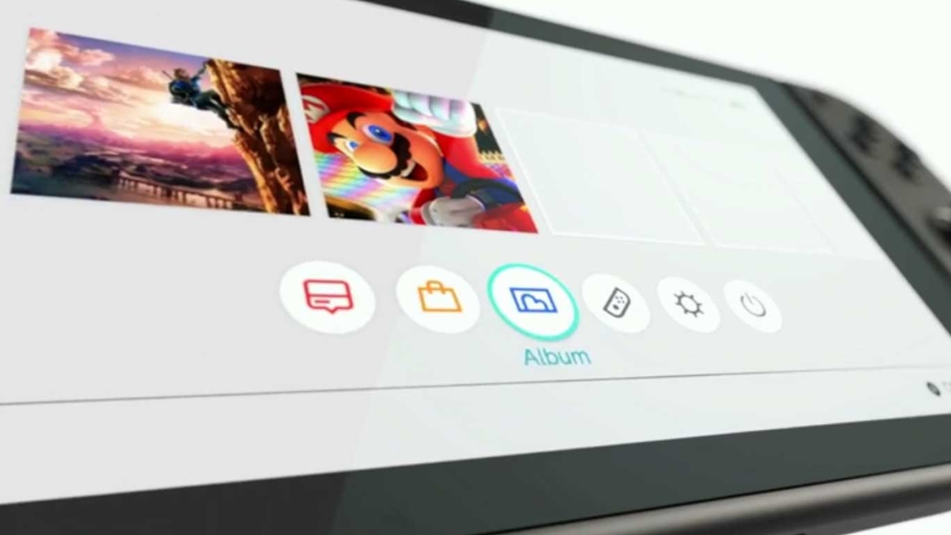 So soll die Benutzeroberfläche der Nintendo Switch aussehen