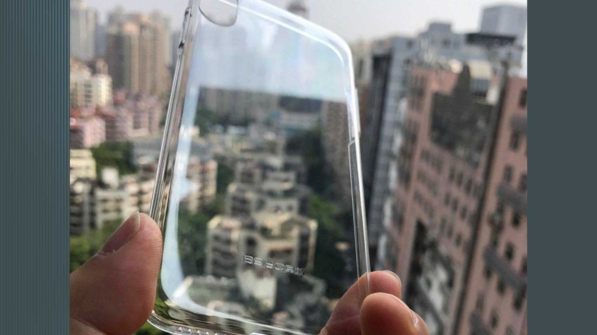 Dieses Fotos soll die Schutzhülle für das iPhone 8 zeigen