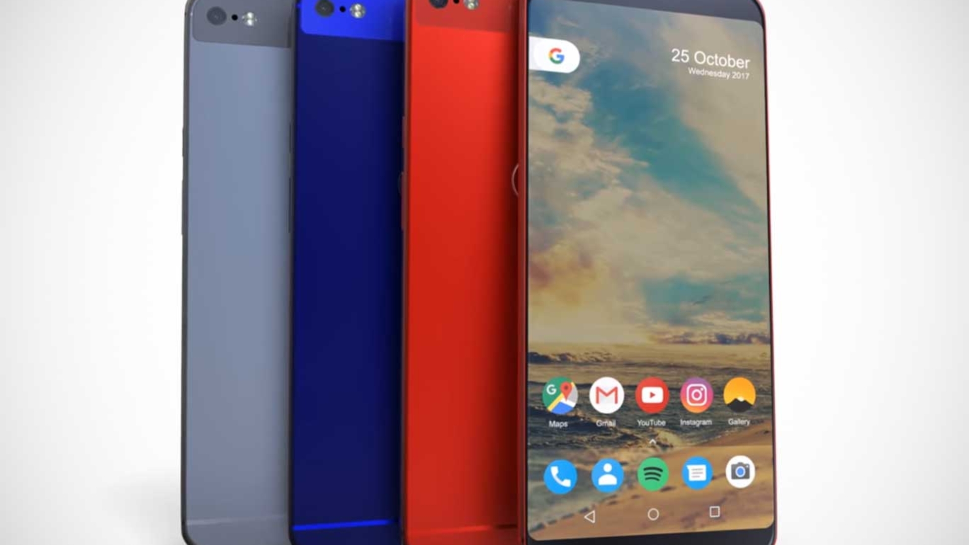 So könnte das Google Pixel 2 XL aussehen