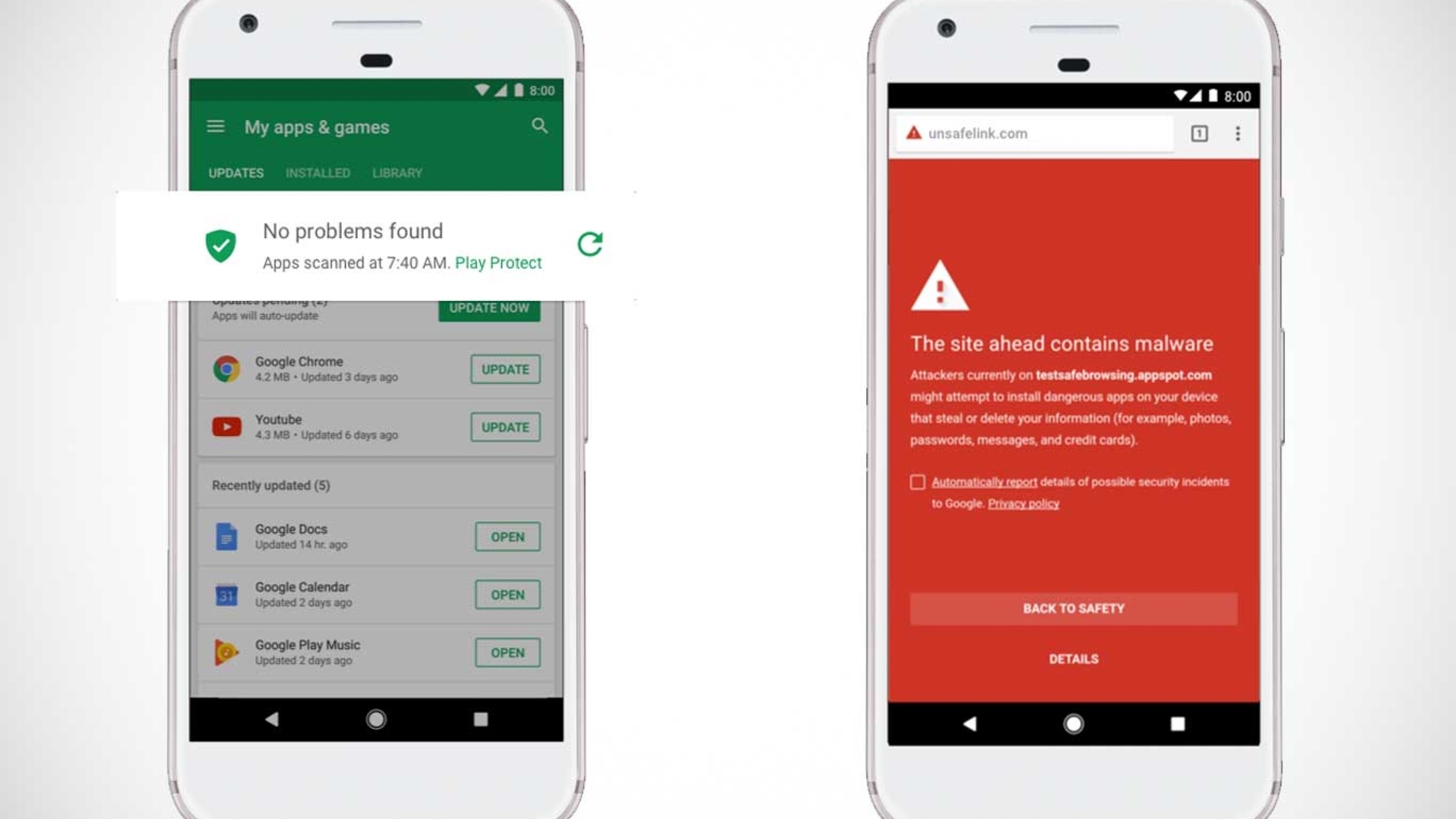 Google Play Protect schützt Euer Smartphone vor Schädlingen