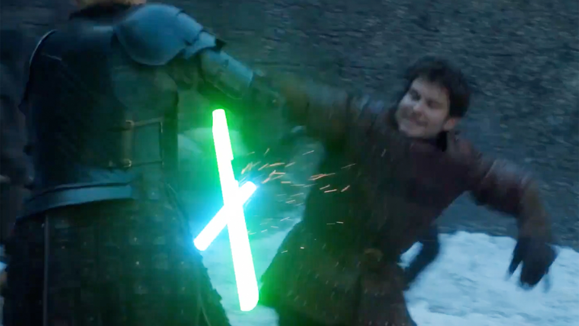 Arya vs Brienne Lightsaber Duel | Game of Thrones + Star Wars