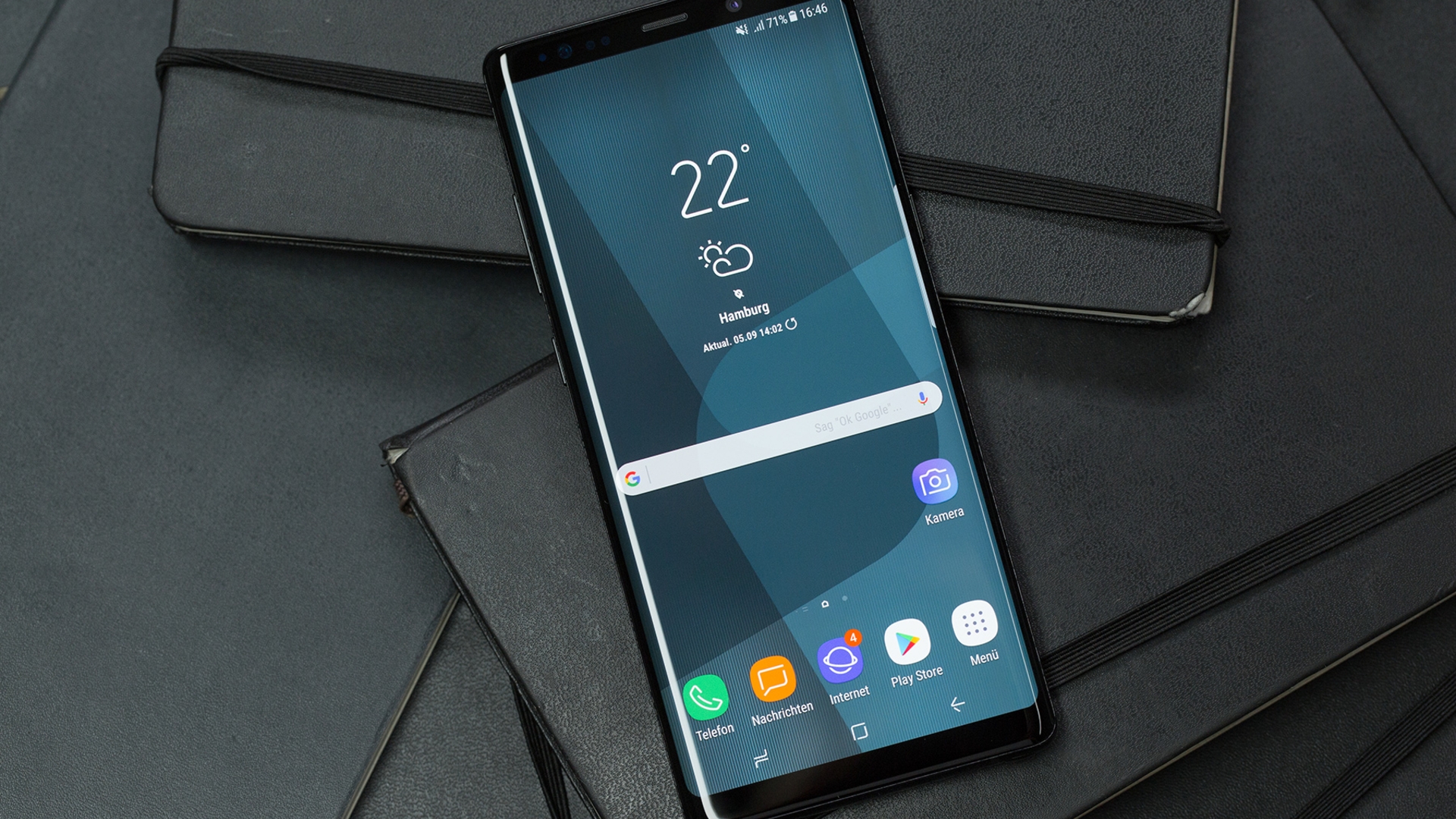 Infinity-Display des Galaxy Note 8