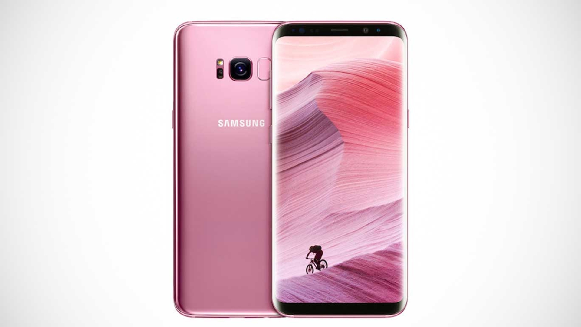 Das Galaxy S8 in Rose Pink