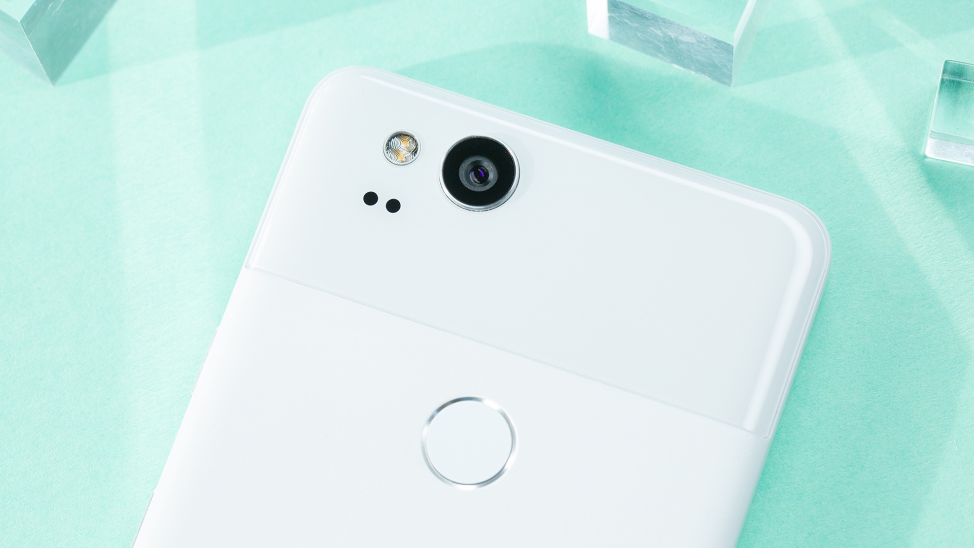 Die Rückseite des Google Pixel 2