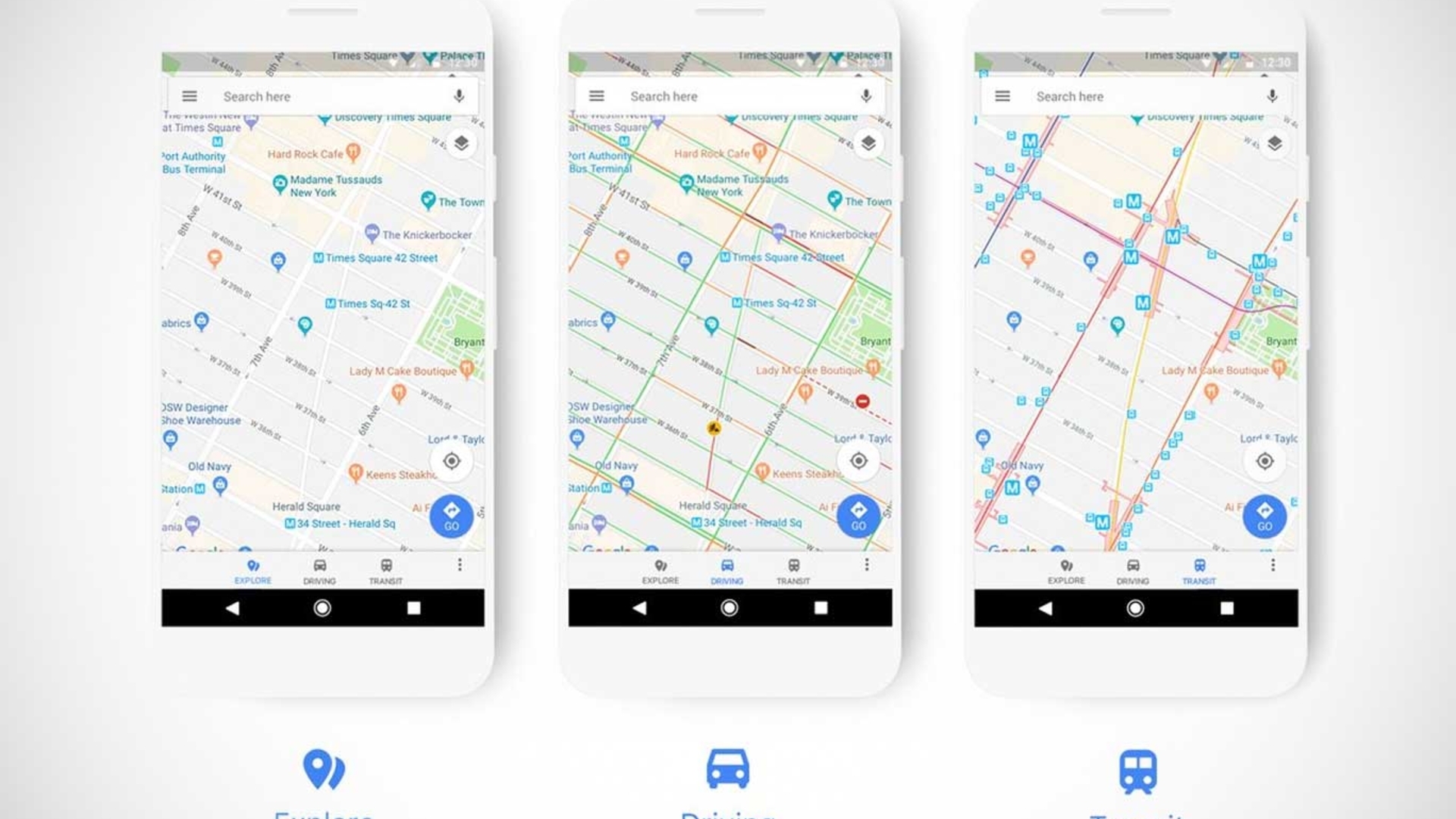 Das neue Design von Google Maps