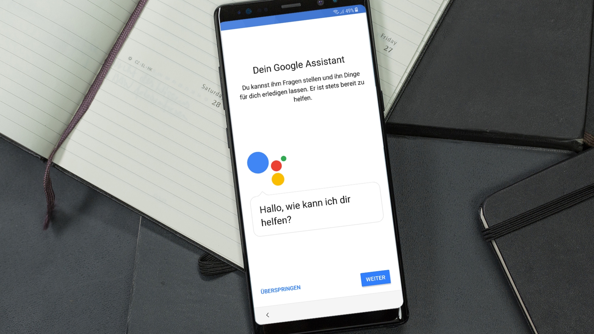 Samsung Galaxy Note 8 mit Google Assistant