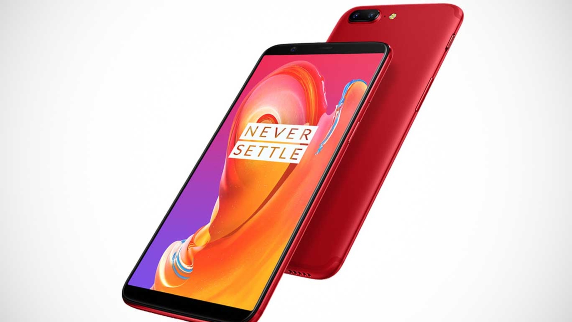 Das OnePlus 5T in Lava Red