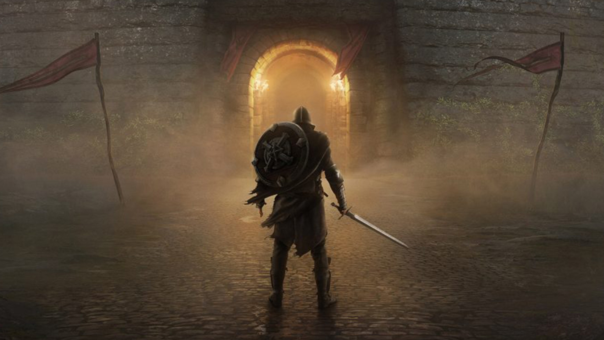 Teaser-Bild zu Elder Scrolls: Blades mit Schwertkämpfer