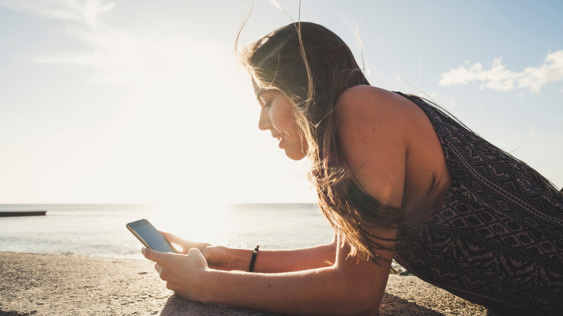 sommer, Hitze, smartphone