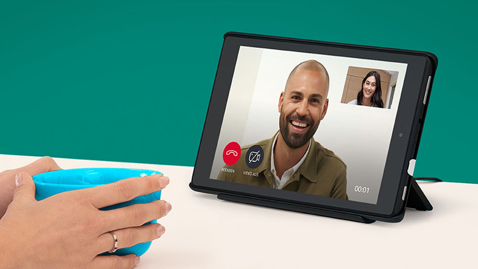 Videochat mit dem Amazon Fire HD 8.