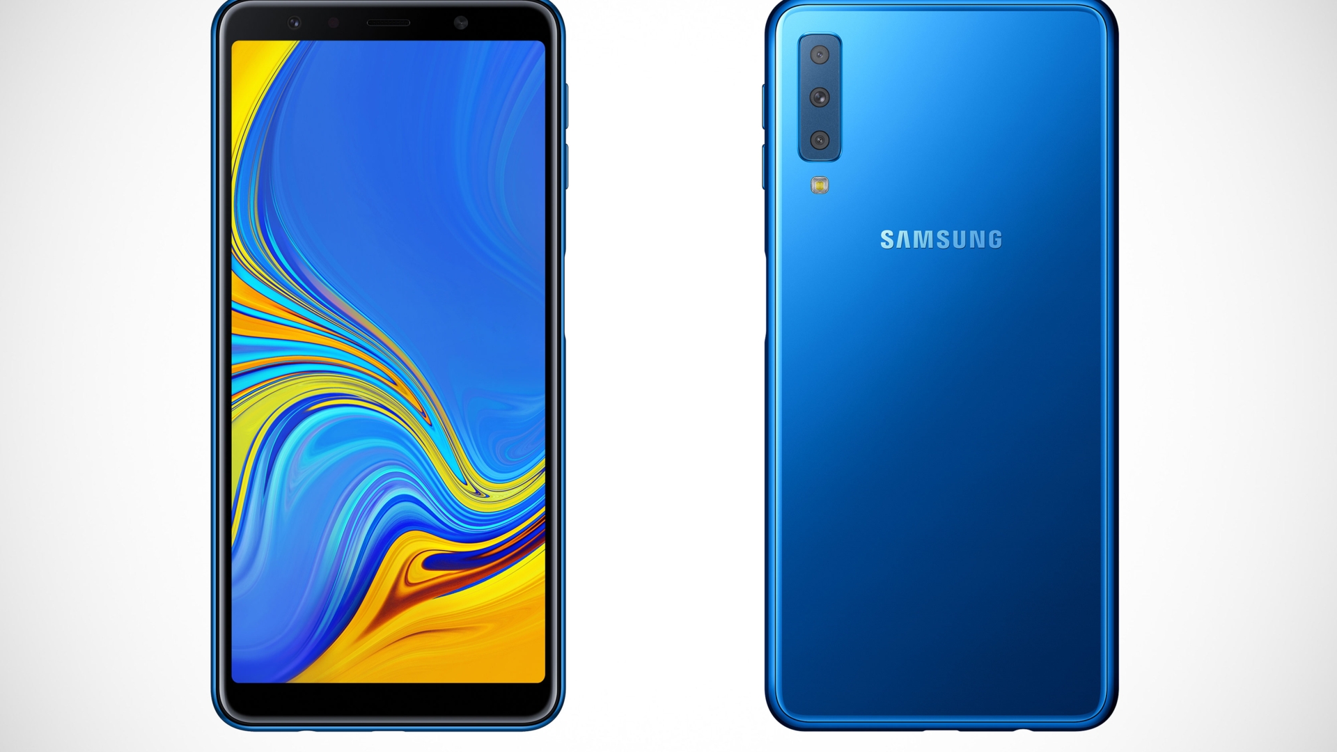 Das Samsung Galaxy A7 von 2018 hat eine Triple-Kamera